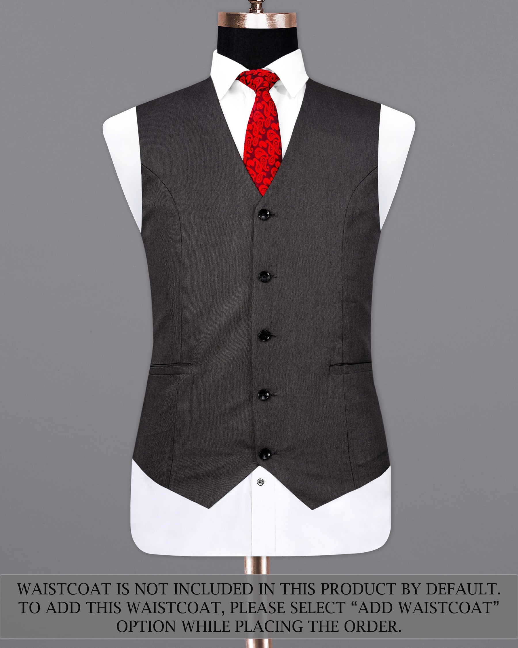 Thunder Steel Gray Single Breasted Suit