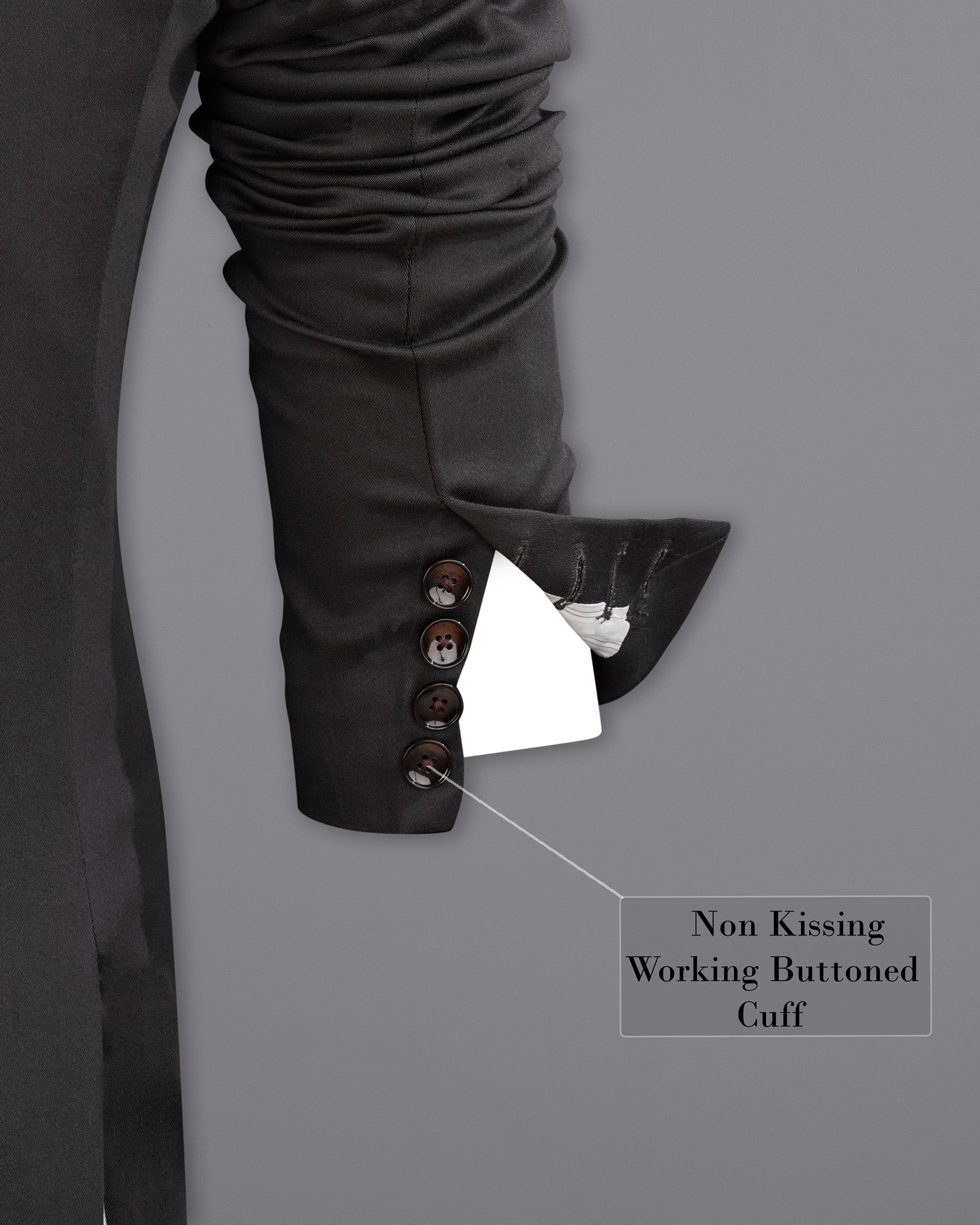 Piano Gray Premium Cotton Suit