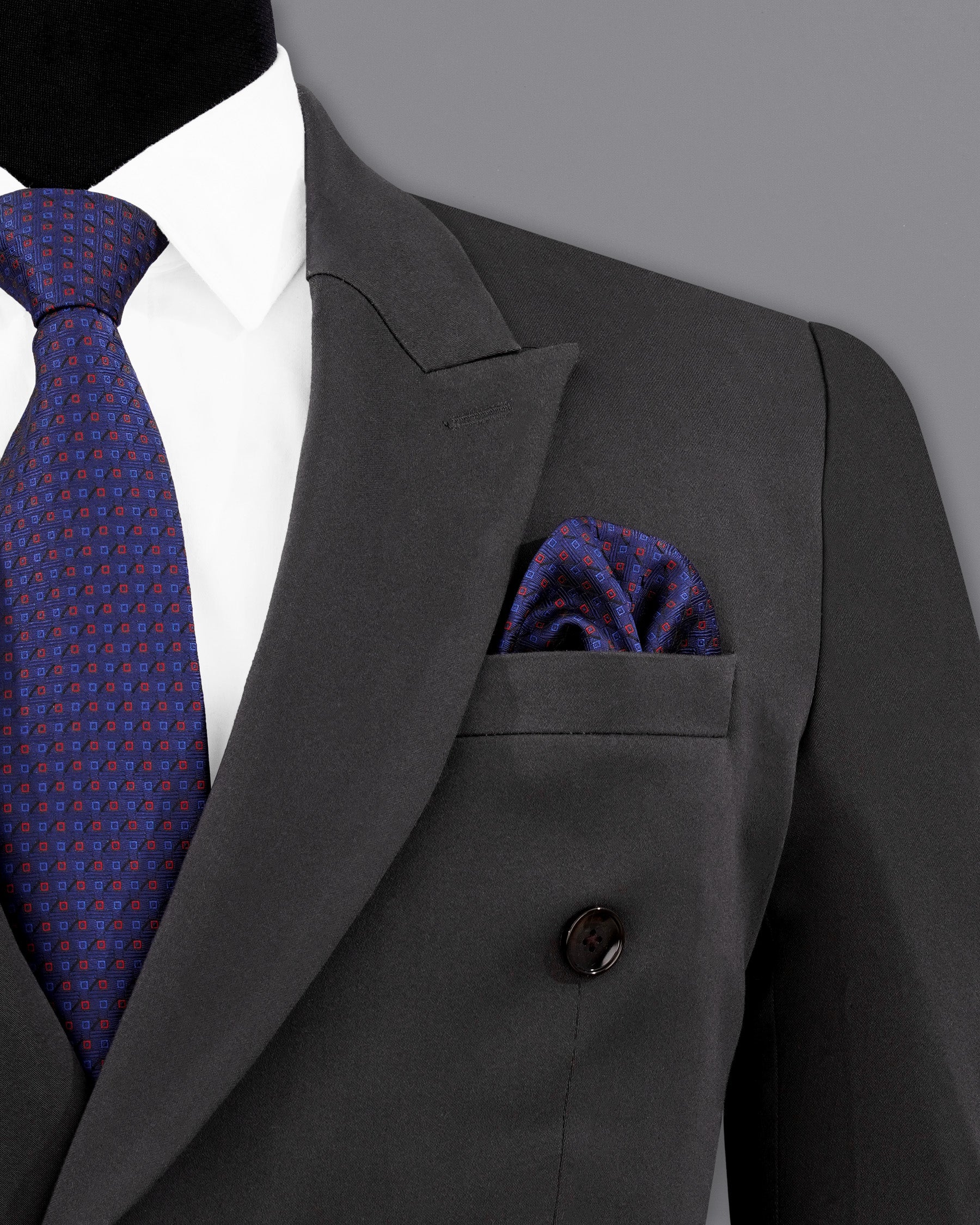 Piano Gray Premium Cotton Suit