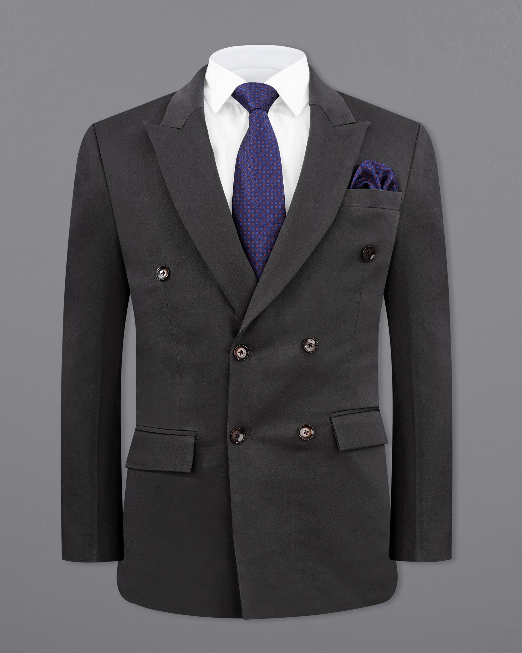 Piano Gray Premium Cotton Suit
