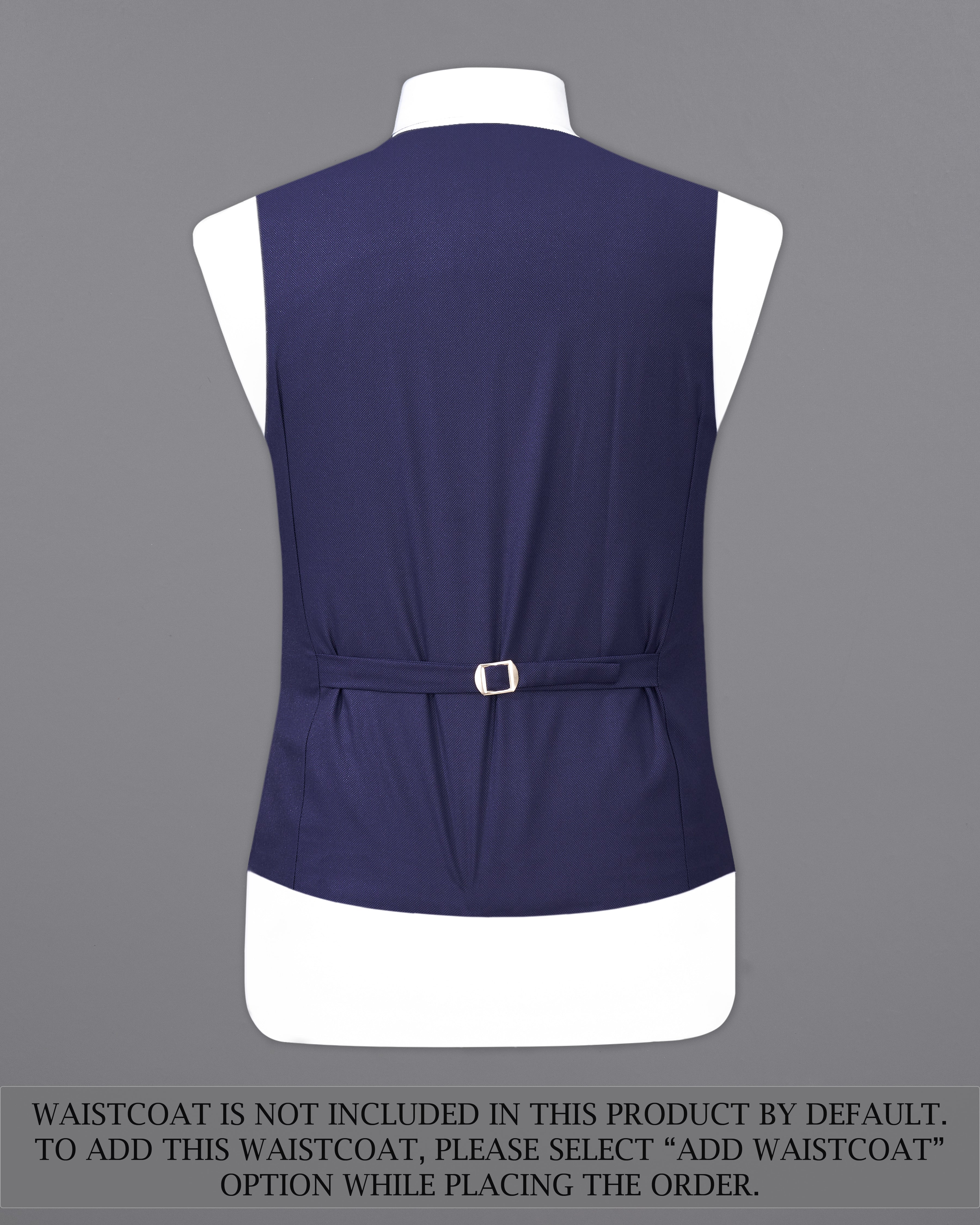 Ebony Clay Blue Double Breasted Suit