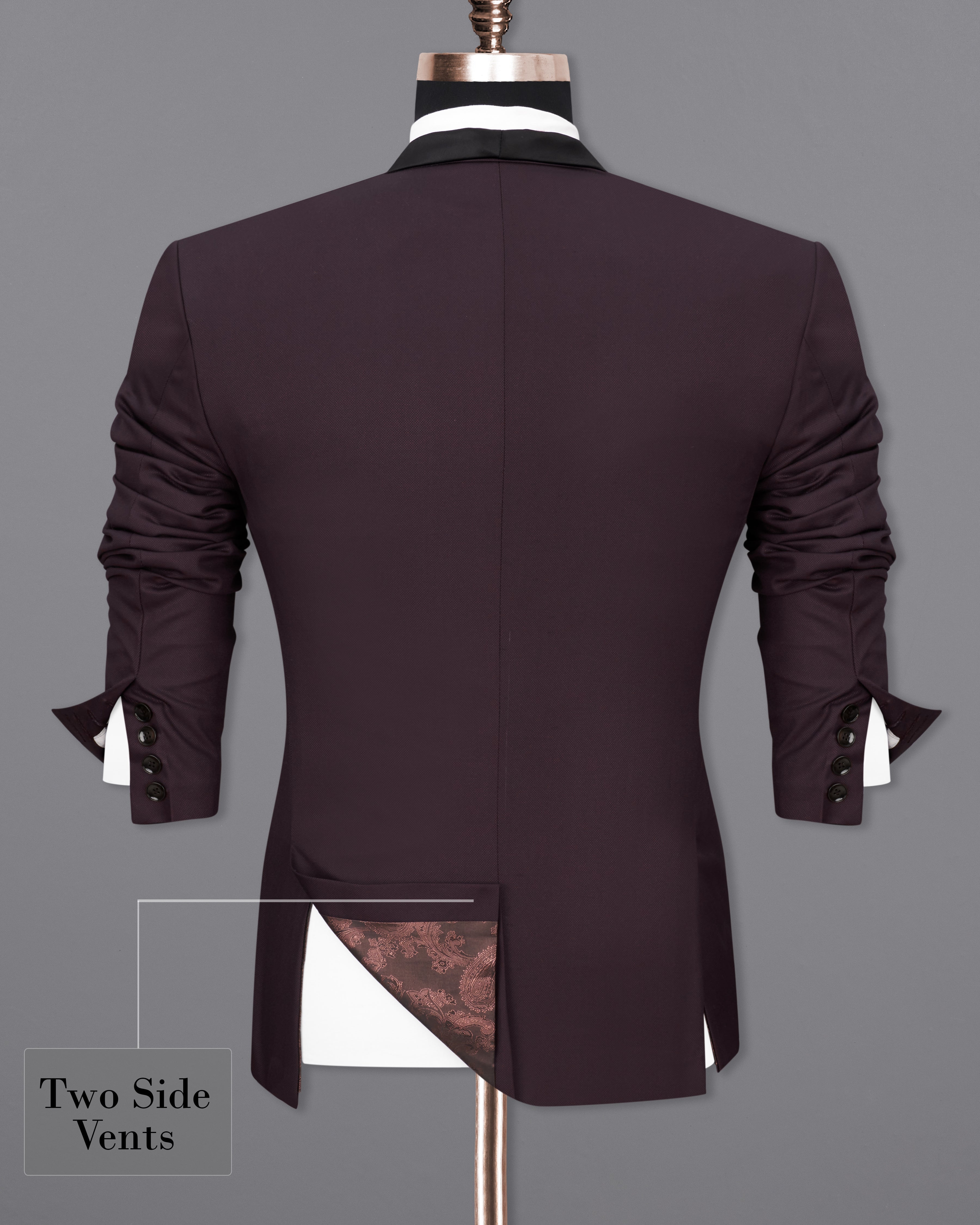 Aubergine Maroon Tuxedo Suit ST2290-BKL-36, ST2290-BKL-38, ST2290-BKL-40, ST2290-BKL-42, ST2290-BKL-44, ST2290-BKL-46, ST2290-BKL-48, ST2290-BKL-50, ST2290-BKL-52, ST2290-BKL-54, ST2290-BKL-56, ST2290-BKL-58, ST2290-BKL-60