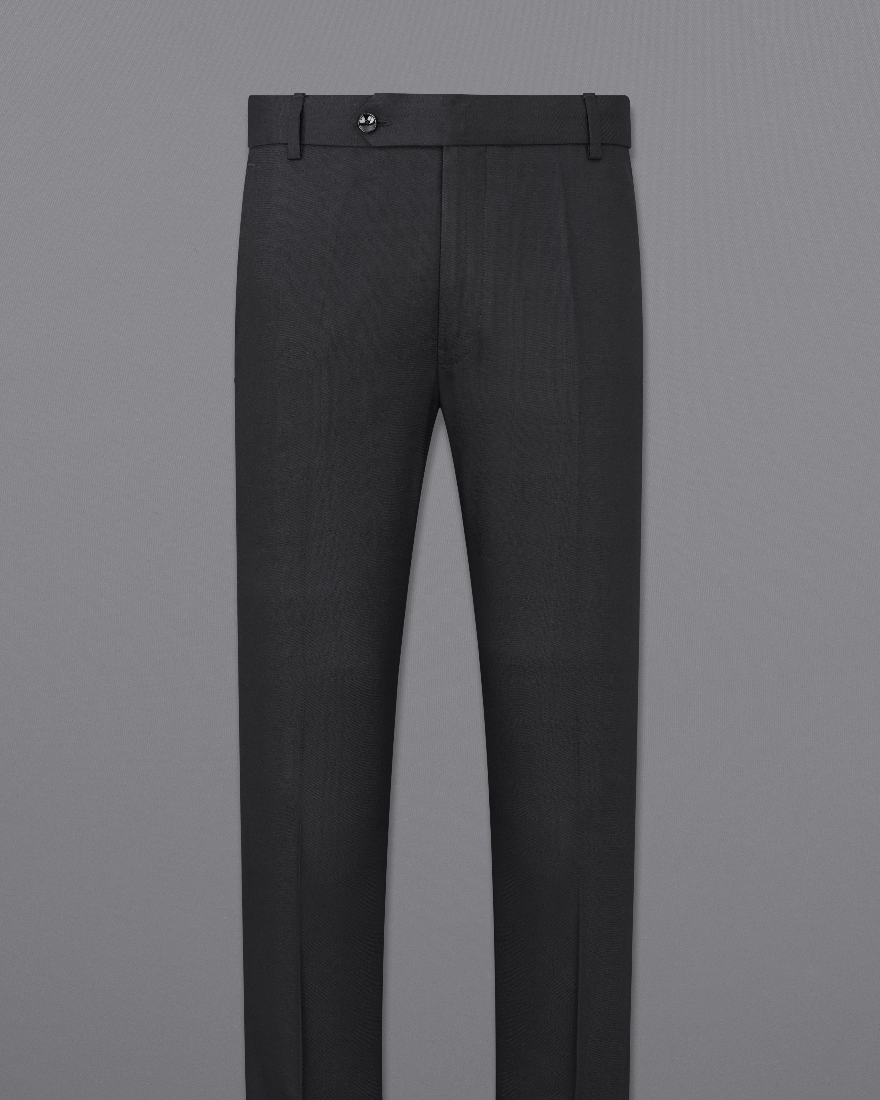 Shark Black Single Breasted Suit