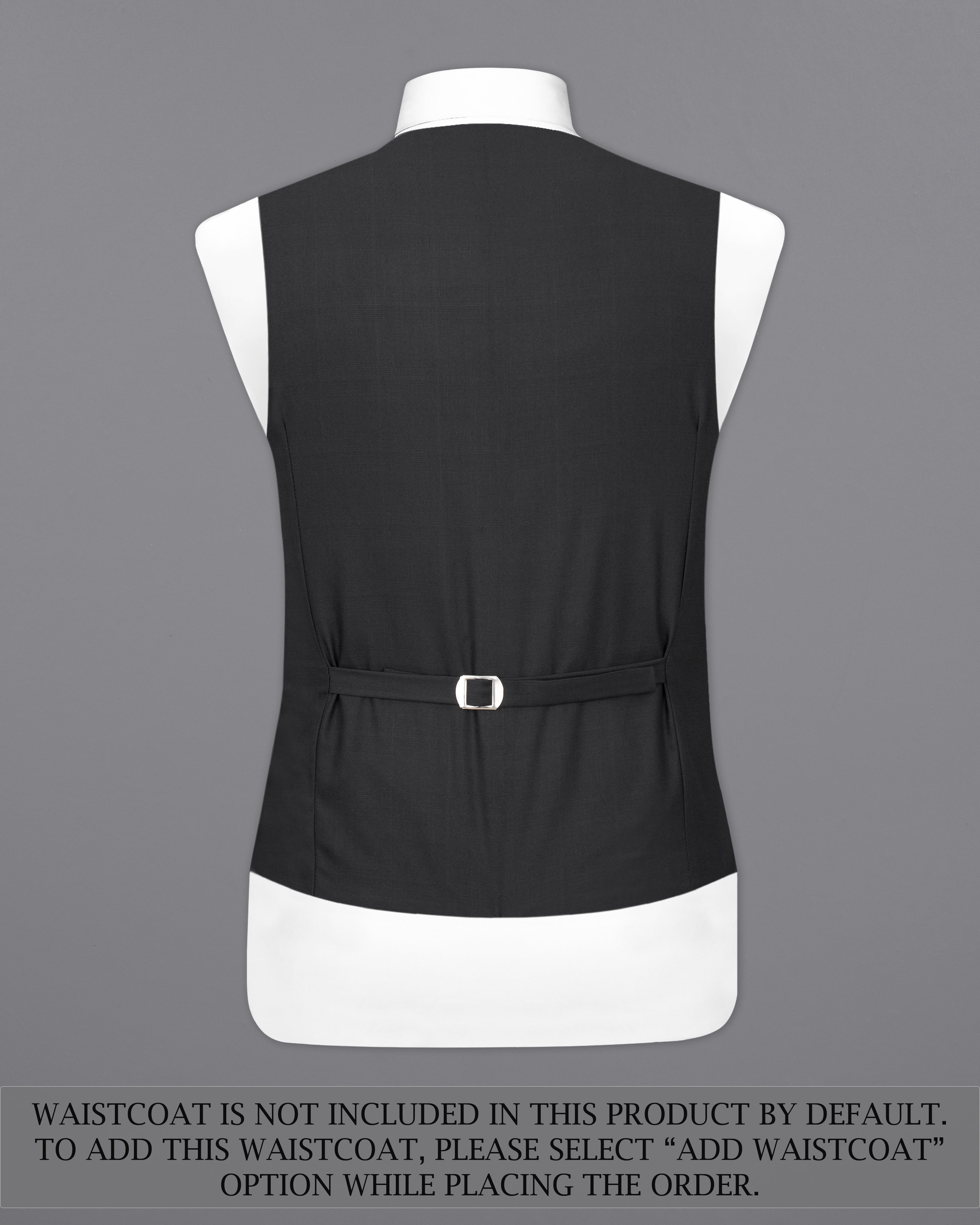 Shark Black Single Breasted Suit