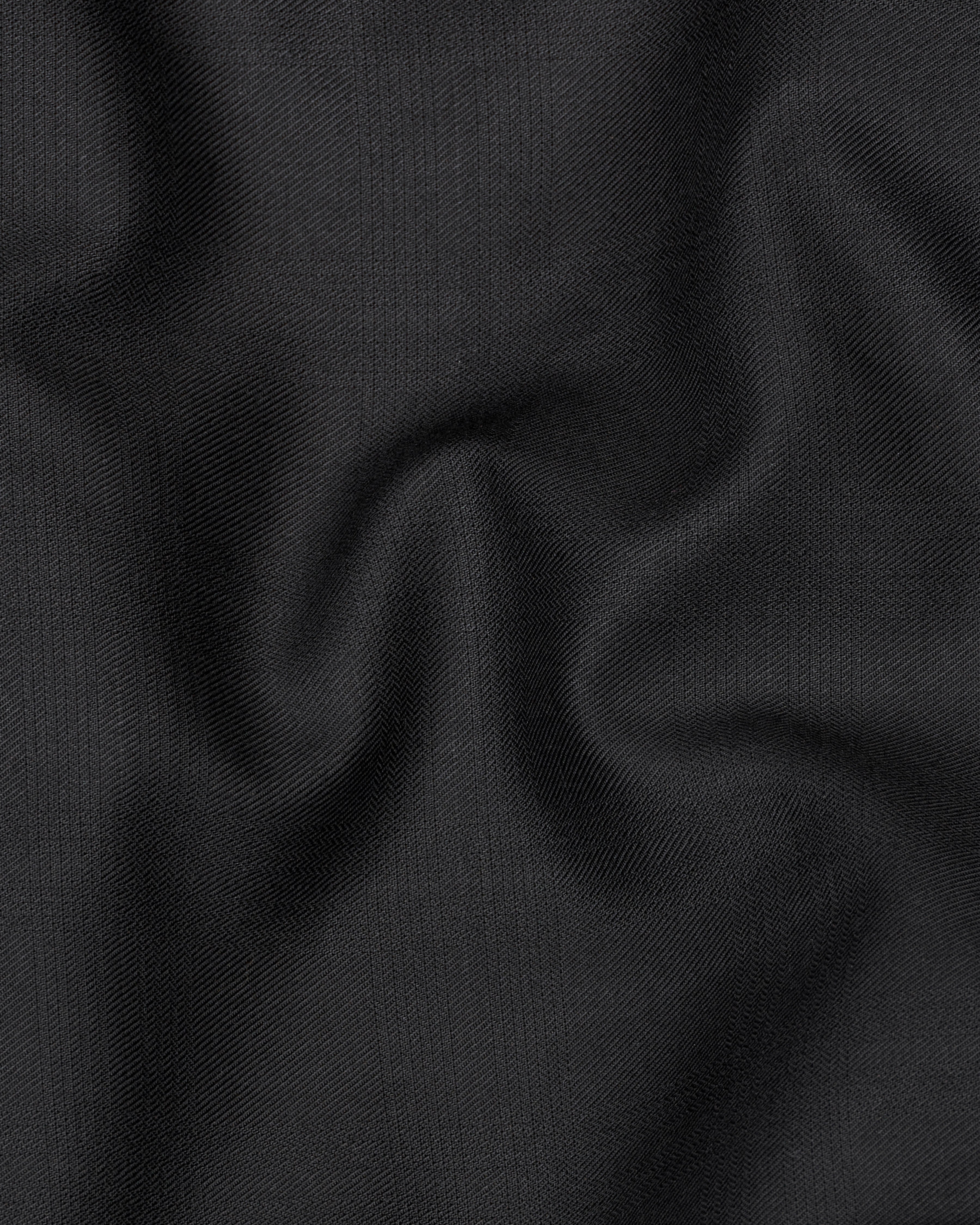 Shark Black Single Breasted Suit