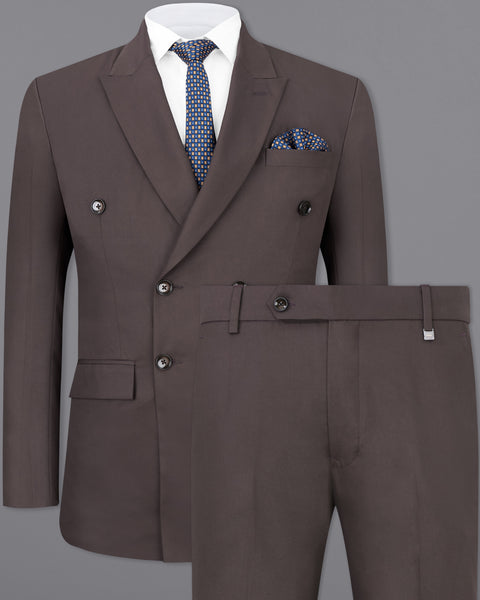 Slim Fit Double Breasted Suit, Men Double Breasted Suit Fit