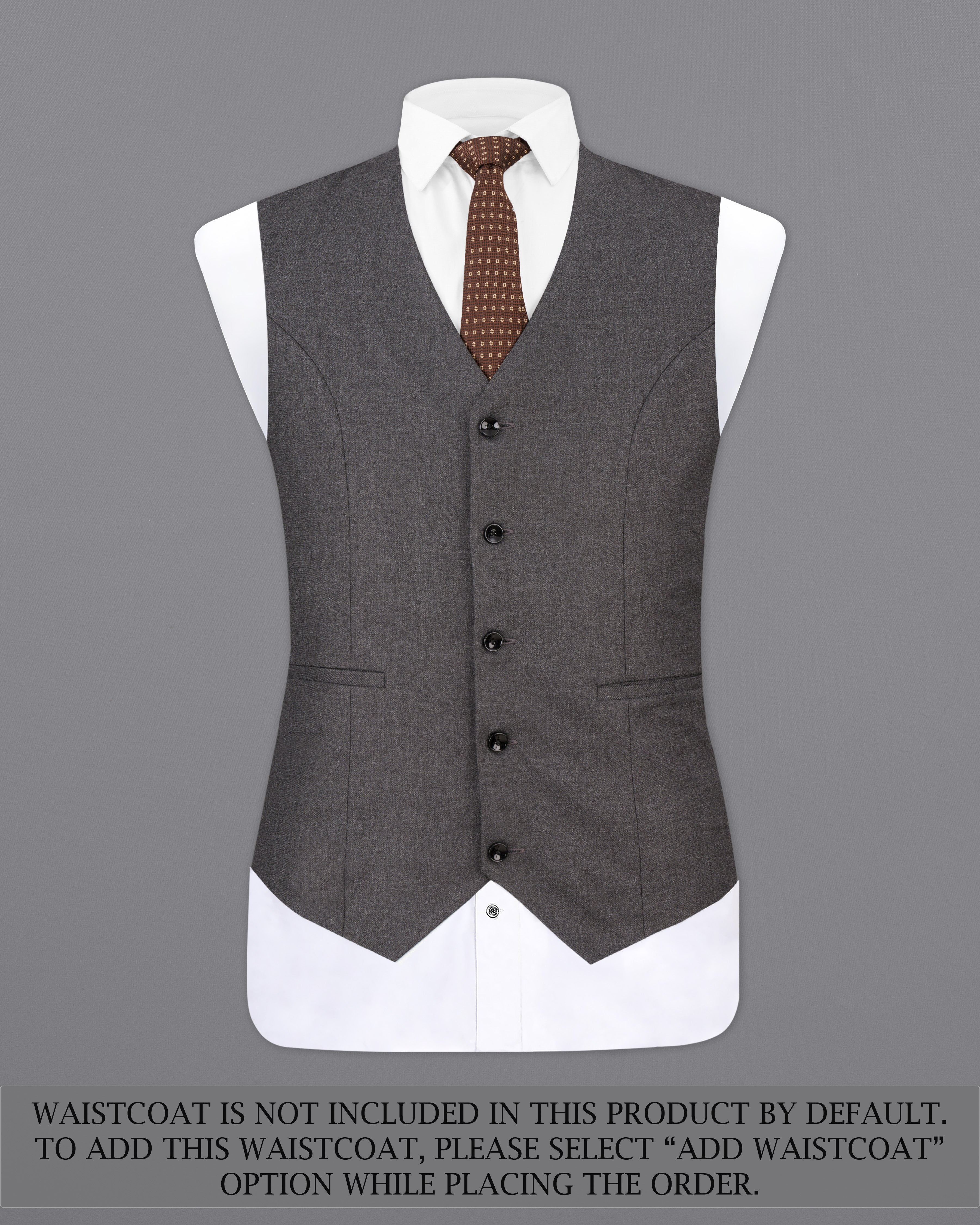 Gravel Gray Wool Rich Single Breasted Suit ST2507-SB-36, ST2507-SB-38, ST2507-SB-40, ST2507-SB-42, ST2507-SB-44, ST2507-SB-46, ST2507-SB-48, ST2507-SB-50, ST2507-SB-52, ST2507-SB-54, ST2507-SB-56, ST2507-SB-58, ST2507-SB-60