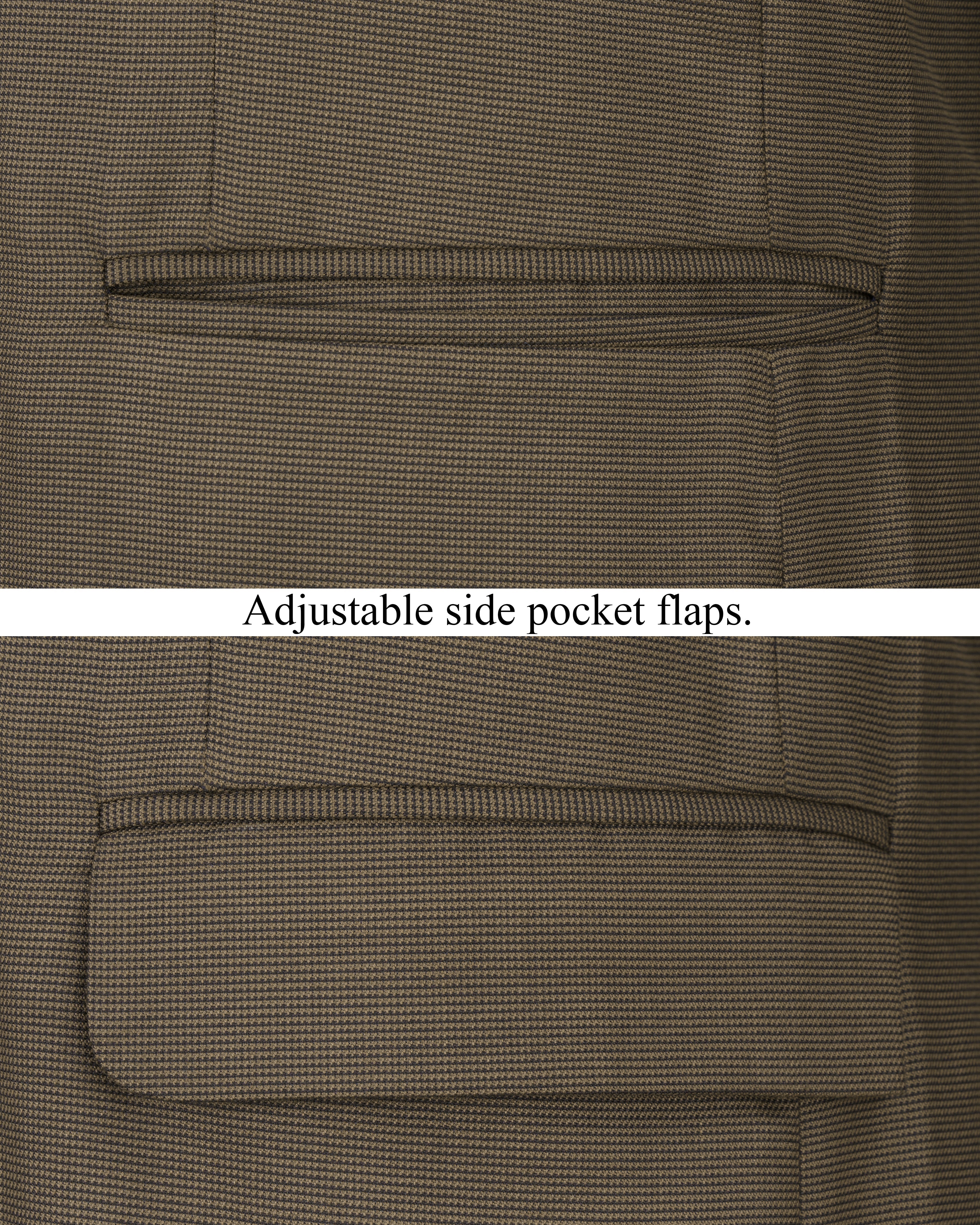 Fuscous Brown Cross Buttoned Bandhgala Suit ST2514-CBG-36, ST2514-CBG-38, ST2514-CBG-40, ST2514-CBG-42, ST2514-CBG-44, ST2514-CBG-46, ST2514-CBG-48, ST2514-CBG-50, ST2514-CBG-52, ST2514-CBG-54, ST2514-CBG-56, ST2514-CBG-58, ST2514-CBG-60