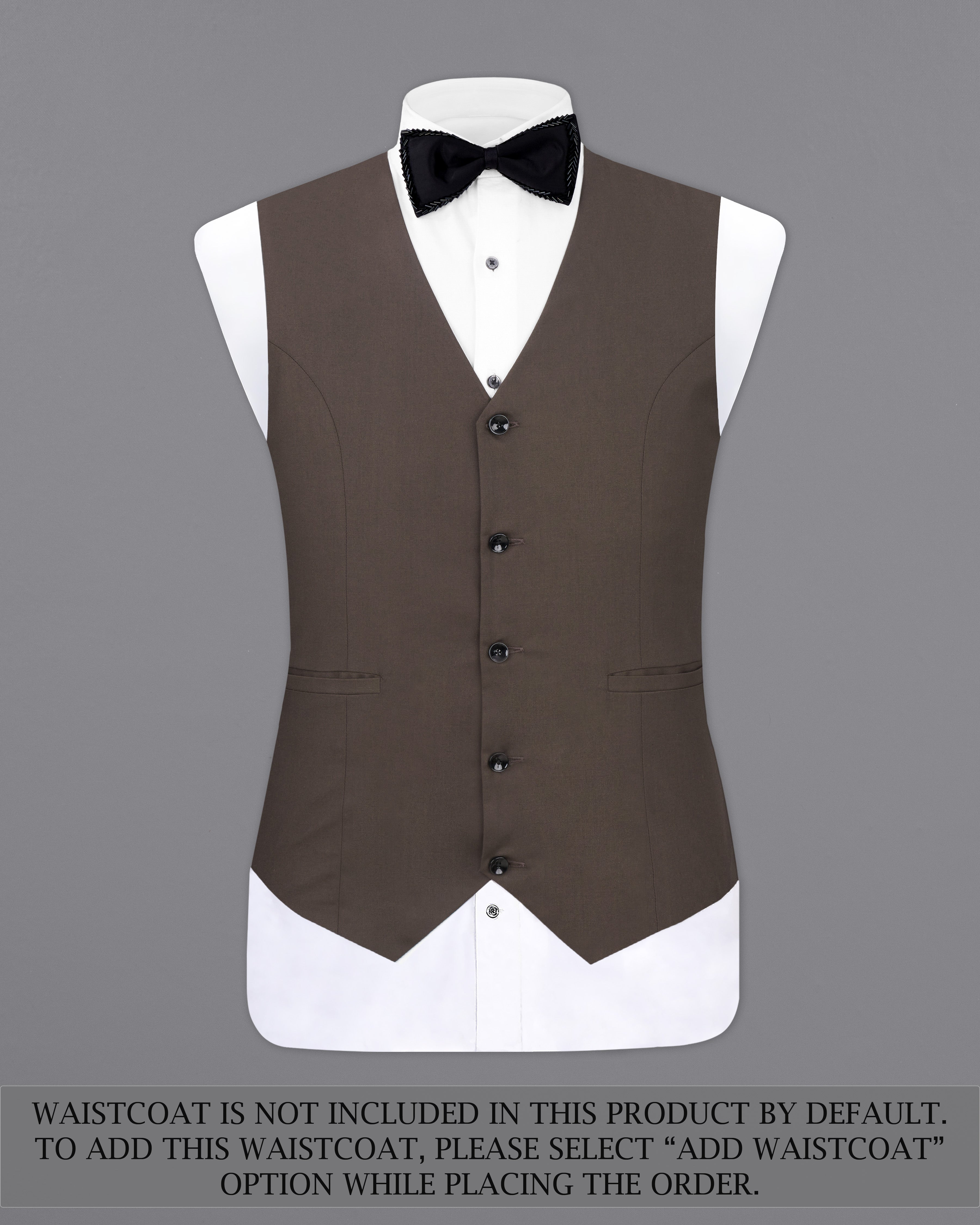 Fuscous Brown Single Breasted Designer Suit ST2535-SB-D85-36, ST2535-SB-D85-38, ST2535-SB-D85-40, ST2535-SB-D85-42, ST2535-SB-D85-44, ST2535-SB-D85-46, ST2535-SB-D85-48, ST2535-SB-D85-50, ST2535-SB-D85-53, ST2535-SB-D85-54, ST2535-SB-D85-56, ST2535-SB-D85-58, ST2535-SB-D85-60