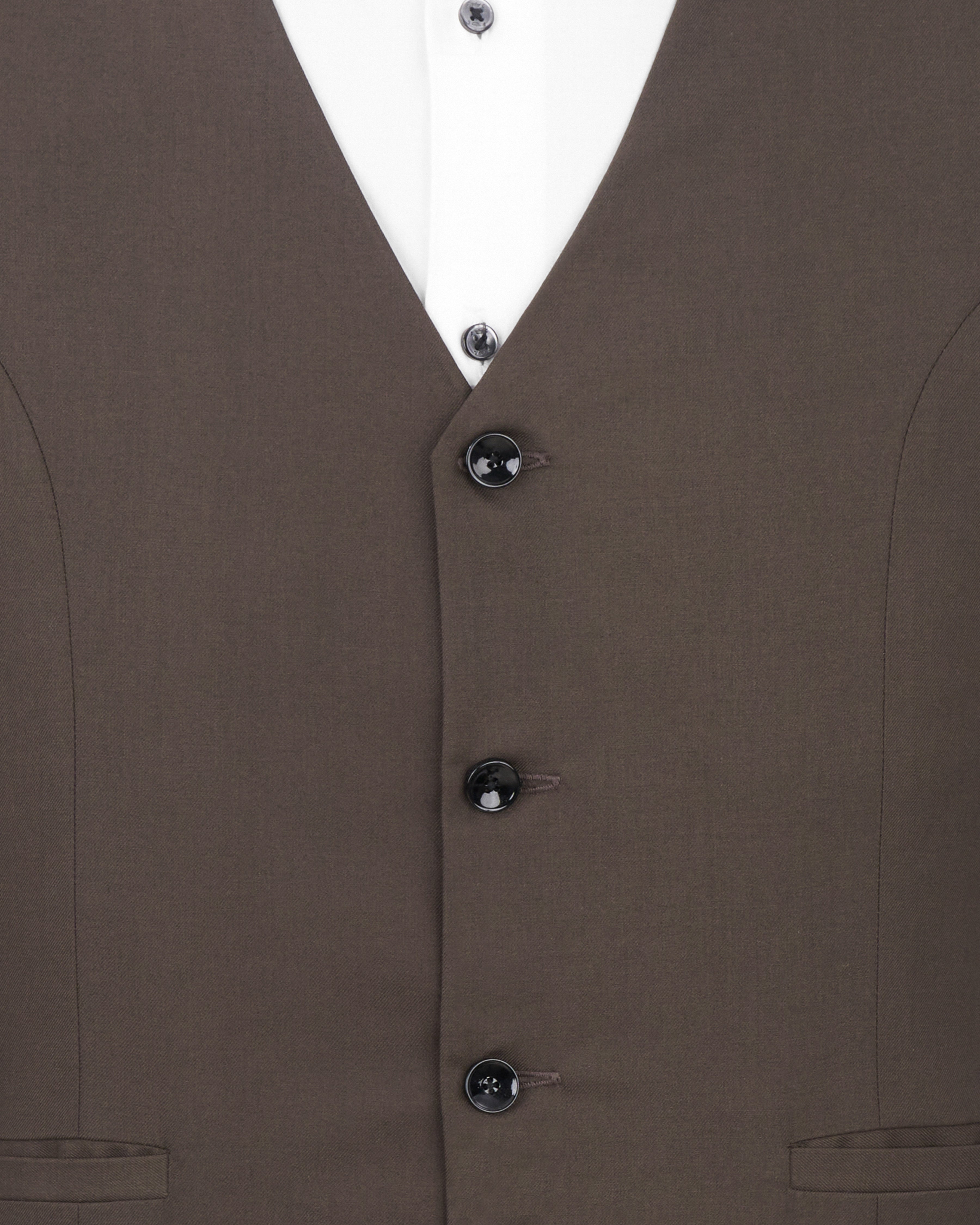 Fuscous Brown Single Breasted Designer Suit ST2535-SB-D85-36, ST2535-SB-D85-38, ST2535-SB-D85-40, ST2535-SB-D85-42, ST2535-SB-D85-44, ST2535-SB-D85-46, ST2535-SB-D85-48, ST2535-SB-D85-50, ST2535-SB-D85-53, ST2535-SB-D85-54, ST2535-SB-D85-56, ST2535-SB-D85-58, ST2535-SB-D85-60