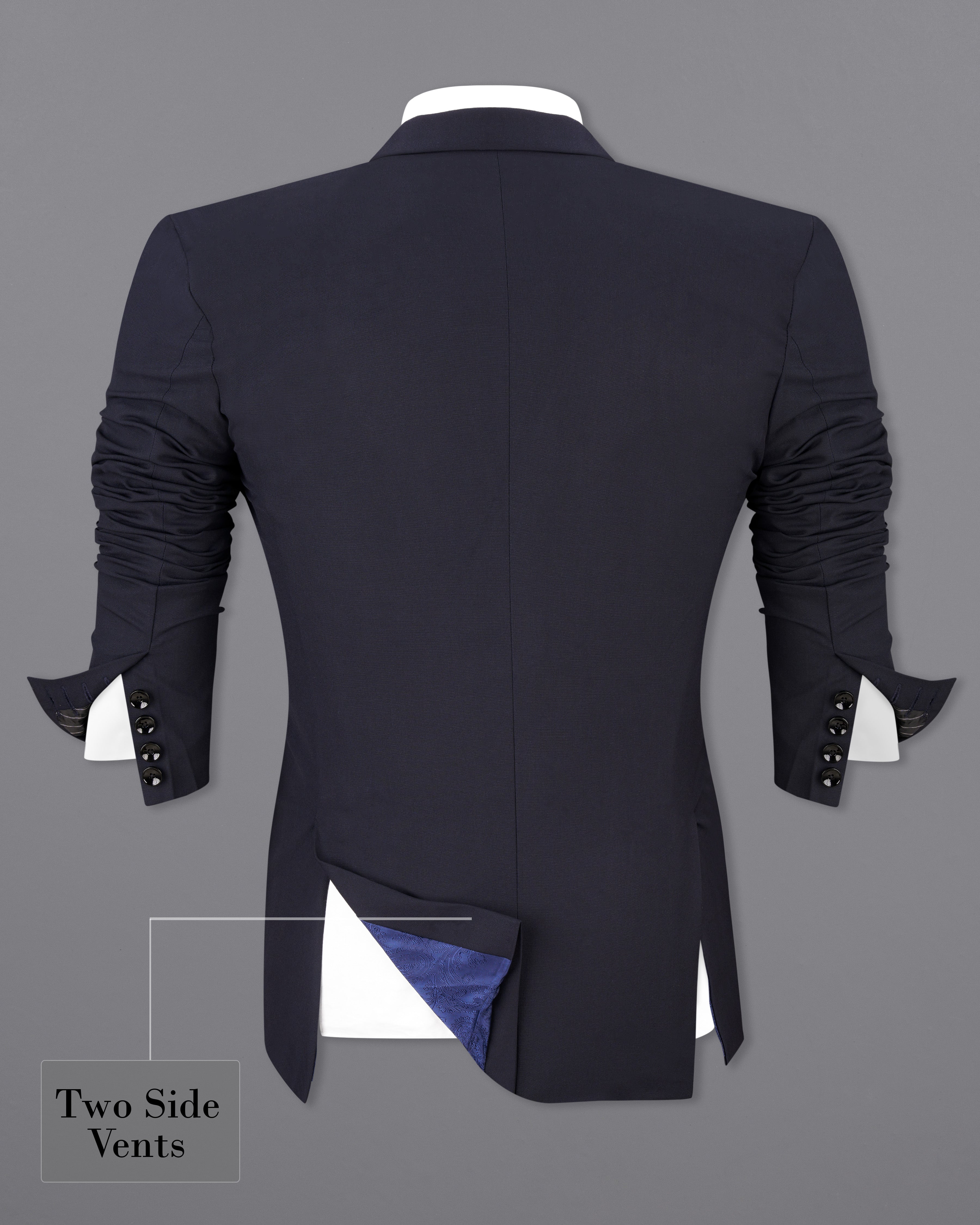 Thunder Blue with White Piping Work Single Breasted Designer Suit ST2541-SB-D248-36, ST2541-SB-D248-38, ST2541-SB-D248-40, ST2541-SB-D248-42, ST2541-SB-D248-44, ST2541-SB-D248-46, ST2541-SB-D248-48, ST2541-SB-D248-50, ST2541-SB-D248-54, ST2541-SB-D248-54, ST2541-SB-D248-56, ST2541-SB-D248-58, ST2541-SB-D248-60