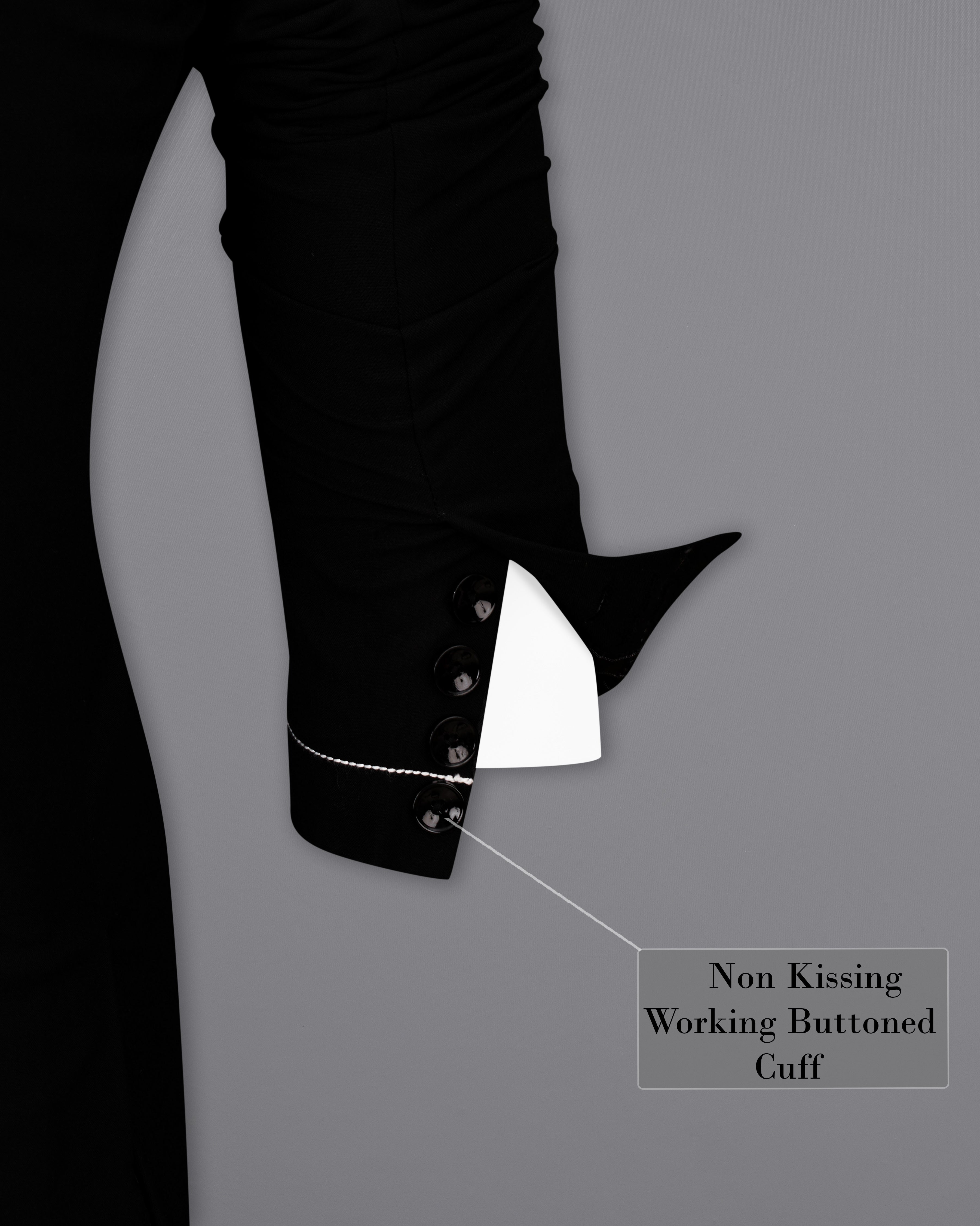 Jade Black with White Threadwork Designer Suit ST2560-SB-D250-36, ST2560-SB-D250-38, ST2560-SB-D250-40, ST2560-SB-D250-42, ST2560-SB-D250-44, ST2560-SB-D250-46, ST2560-SB-D250-48, ST2560-SB-D250-50, ST2560-SB-D250-56, ST2560-SB-D250-54, ST2560-SB-D250-56, ST2560-SB-D250-58, ST2560-SB-D250-60