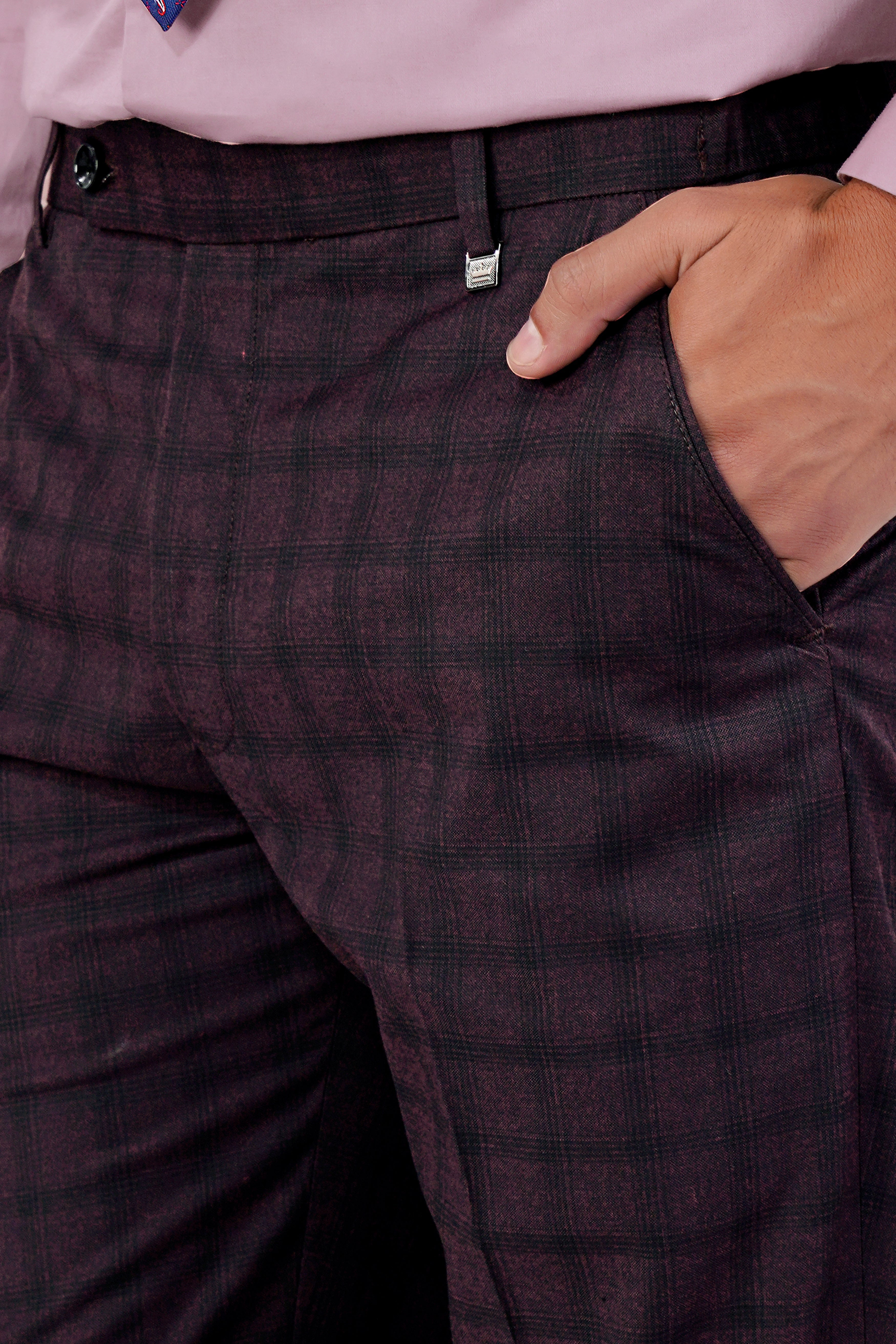 Cinder Purple Checkered Double Breasted Wool Rich Suit ST2916-DB-36, ST2916-DB-38, ST2916-DB-40, ST2916-DB-42, ST2916-DB-44, ST2916-DB-46, ST2916-DB-48, ST2916-DB-50, ST2916-DB-52, ST2916-DB-54, ST2916-DB-56, ST2916-DB-58, ST2916-DB-60