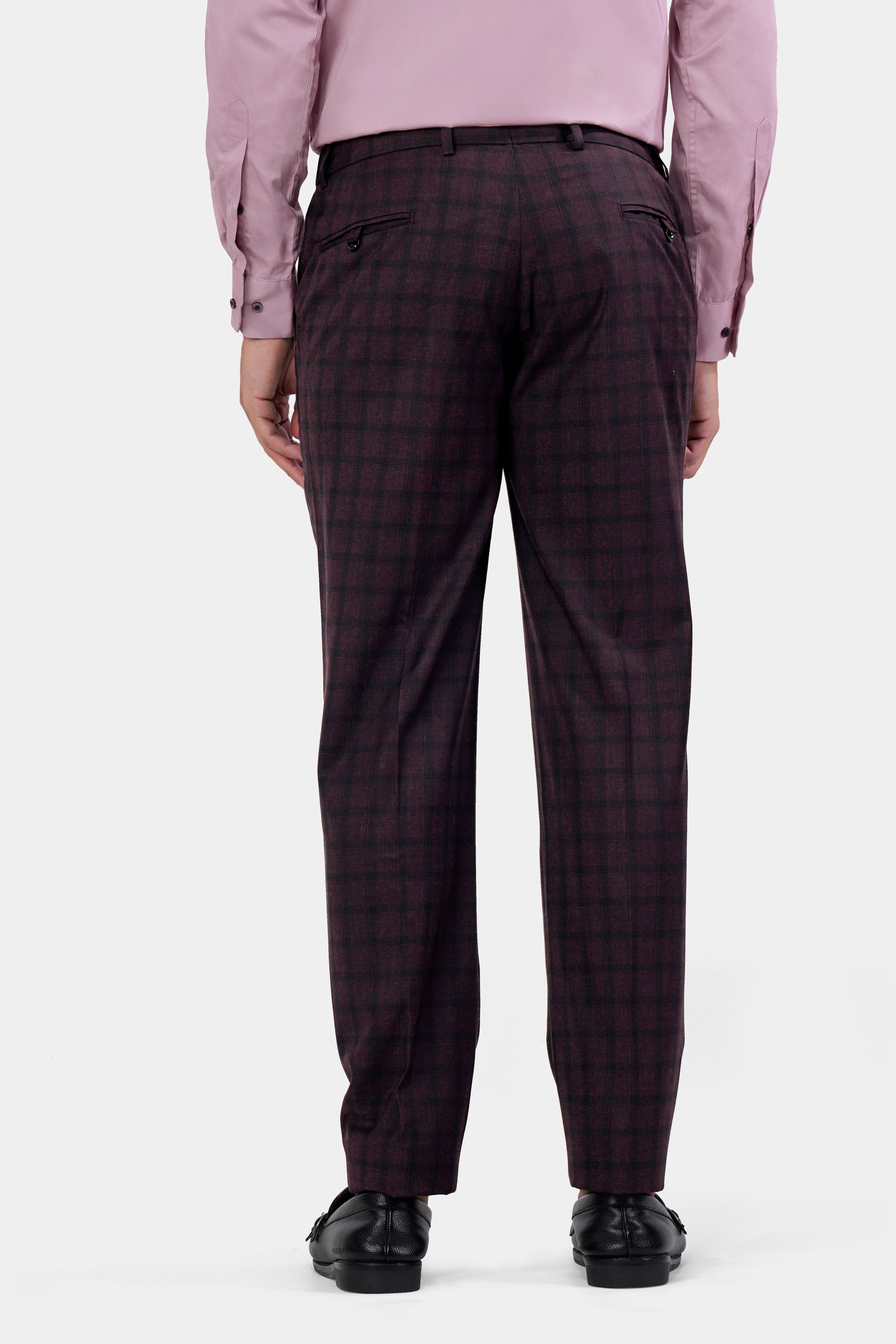 Cinder Purple Checkered Double Breasted Wool Rich Suit ST2916-DB-36, ST2916-DB-38, ST2916-DB-40, ST2916-DB-42, ST2916-DB-44, ST2916-DB-46, ST2916-DB-48, ST2916-DB-50, ST2916-DB-52, ST2916-DB-54, ST2916-DB-56, ST2916-DB-58, ST2916-DB-60