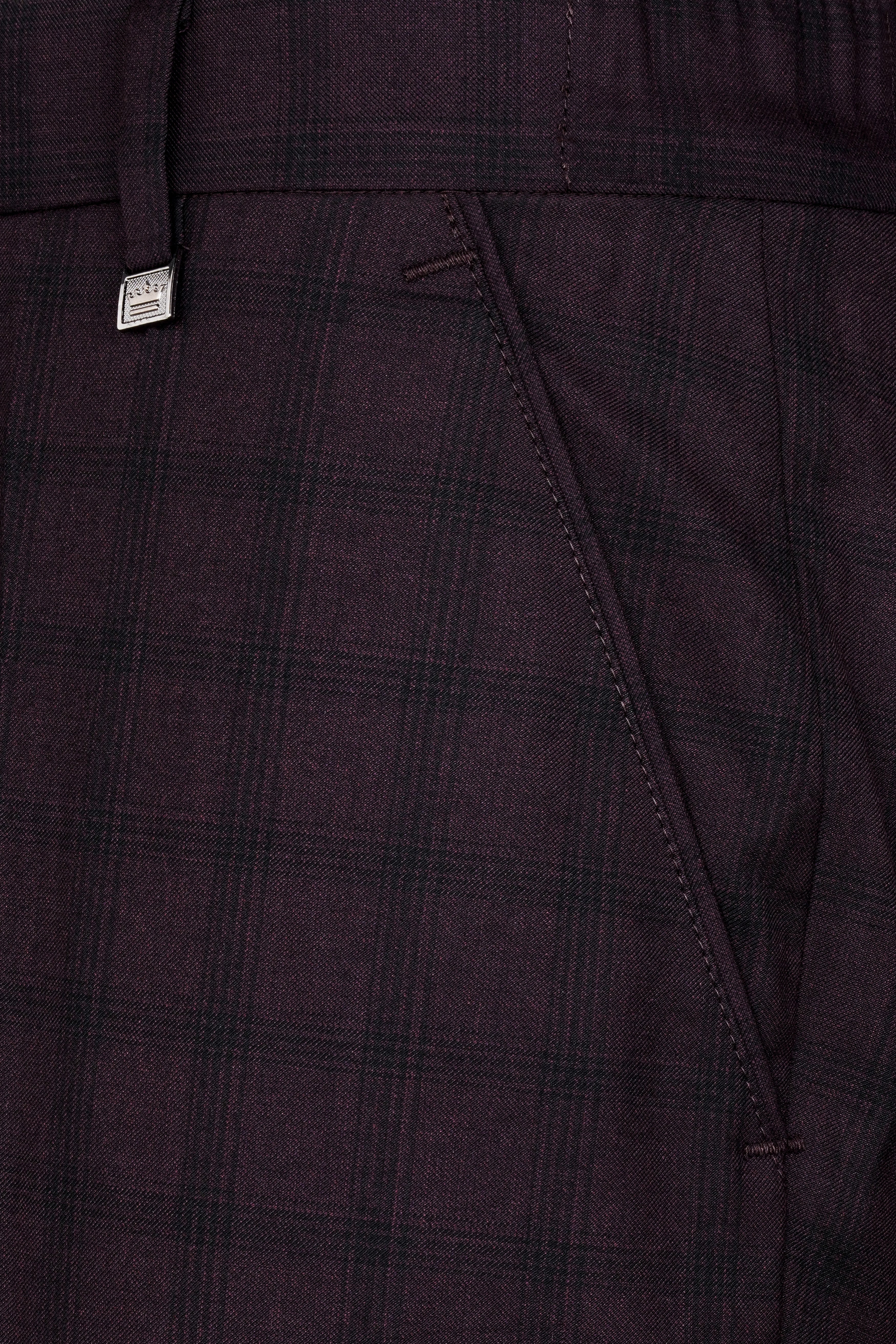 Cinder Purple Checkered Double Breasted Wool Rich Suit ST2916-DB-36, ST2916-DB-38, ST2916-DB-40, ST2916-DB-42, ST2916-DB-44, ST2916-DB-46, ST2916-DB-48, ST2916-DB-50, ST2916-DB-52, ST2916-DB-54, ST2916-DB-56, ST2916-DB-58, ST2916-DB-60