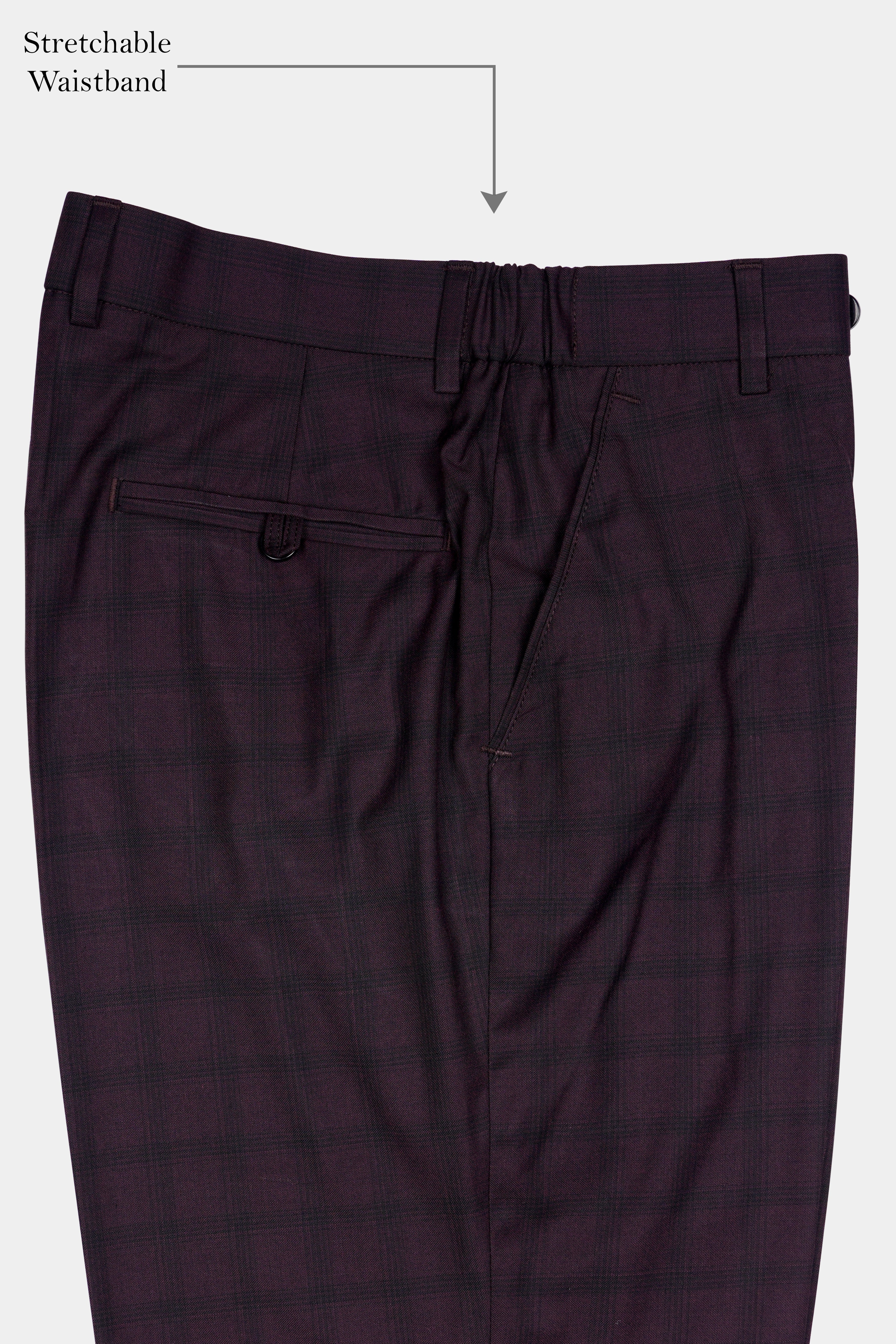 Cinder Purple Checkered Double Breasted Wool Rich Suit ST2916-DB-36, ST2916-DB-38, ST2916-DB-40, ST2916-DB-42, ST2916-DB-44, ST2916-DB-46, ST2916-DB-48, ST2916-DB-50, ST2916-DB-52, ST2916-DB-54, ST2916-DB-56, ST2916-DB-58, ST2916-DB-60