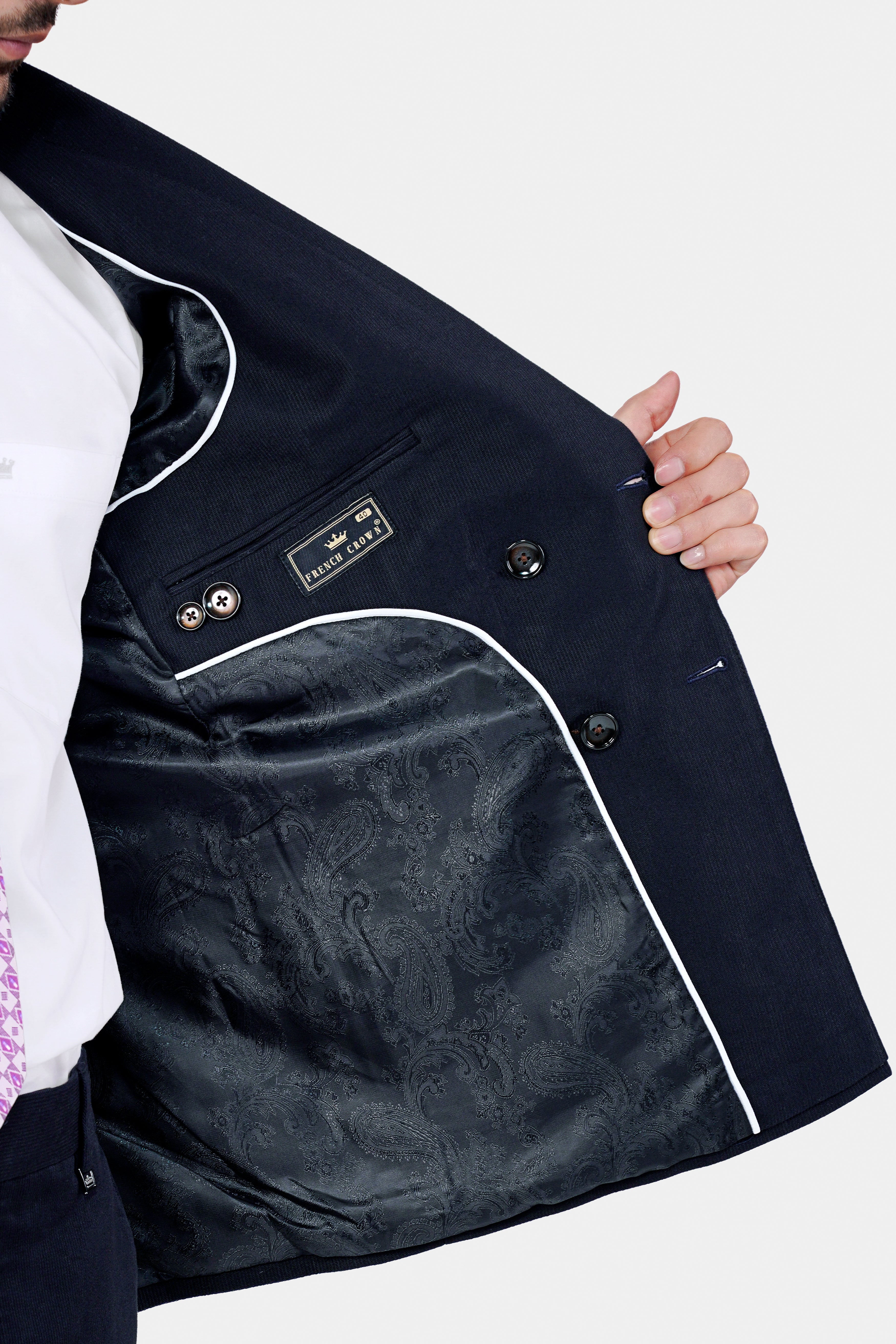 Haiti Blue Premium Cotton Corduroy Sports Suit ST3041-DB-PP-36, ST3041-DB-PP-38, ST3041-DB-PP-40, ST3041-DB-PP-42, ST3041-DB-PP-44, ST3041-DB-PP-46, ST3041-DB-PP-48, ST3041-DB-PP-50, ST3041-DB-PP-52, ST3041-DB-PP-54, ST3041-DB-PP-56, ST3041-DB-PP-58, ST3041-DB-PP-60