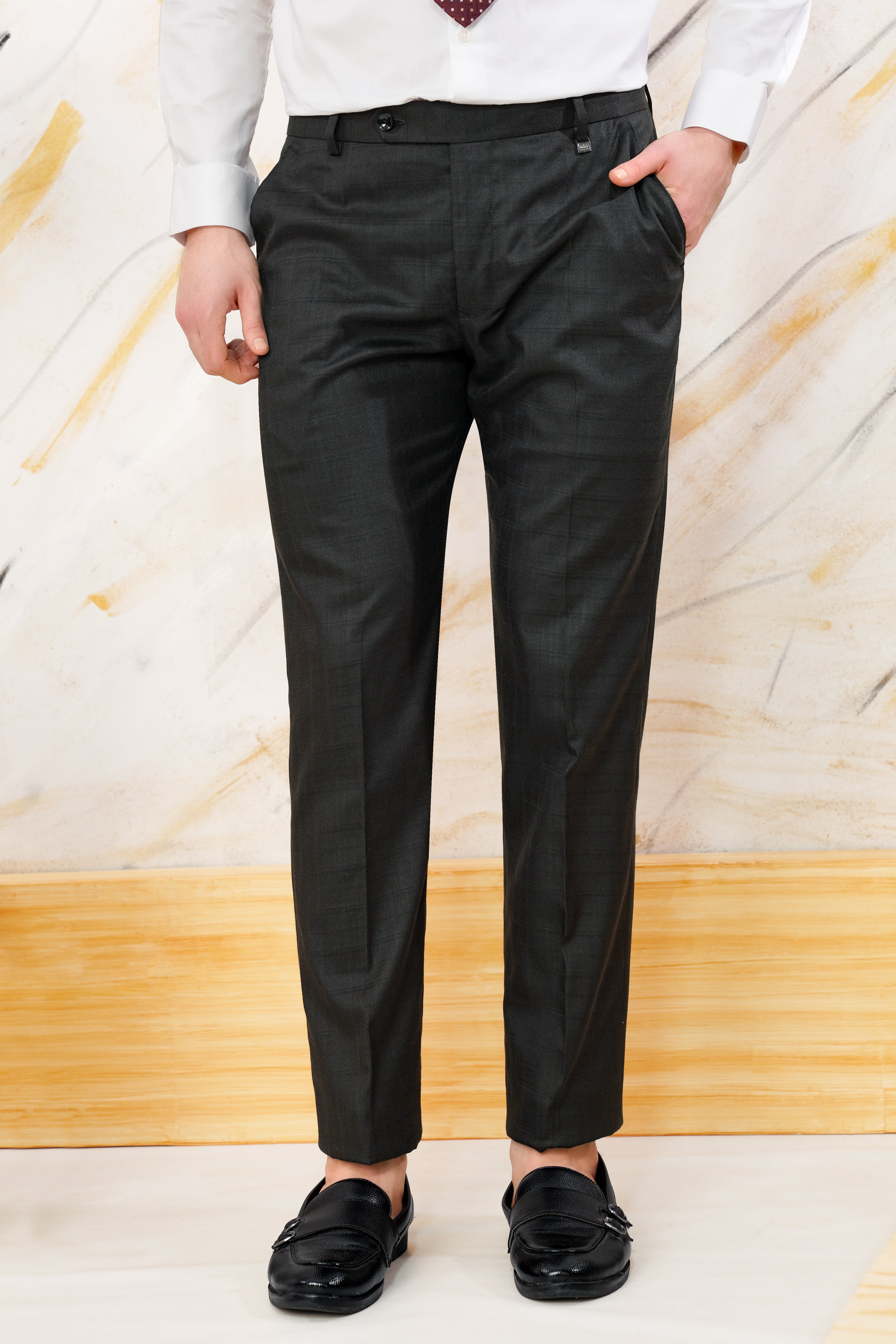 Abbey Gray Subtle Checkered Wool Rich Suit ST3053-SB-36, ST3053-SB-38, ST3053-SB-40, ST3053-SB-42, ST3053-SB-44, ST3053-SB-46, ST3053-SB-48, ST3053-SB-50, ST3053-SB-52, ST3053-SB-54, ST3053-SB-56, ST3053-SB-58, ST3053-SB-60