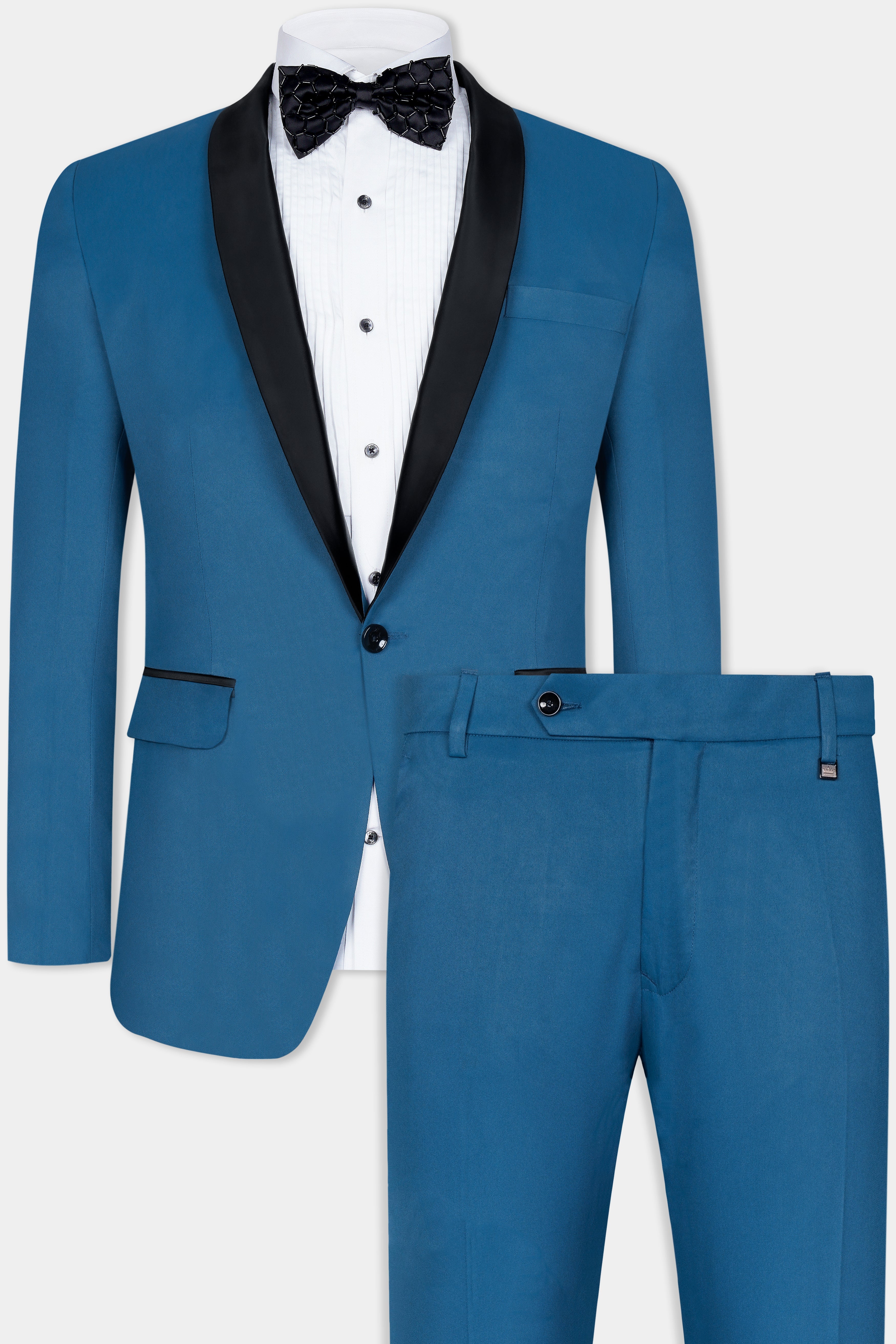 Calypso Blue Wool Rich Tuxedo Suit ST3064-BKL-36, ST3064-BKL-38, ST3064-BKL-40, ST3064-BKL-42, ST3064-BKL-44, ST3064-BKL-46, ST3064-BKL-48, ST3064-BKL-50, ST3064-BKL-52, ST3064-BKL-54, ST3064-BKL-56, ST3064-BKL-58, ST3064-BKL-60