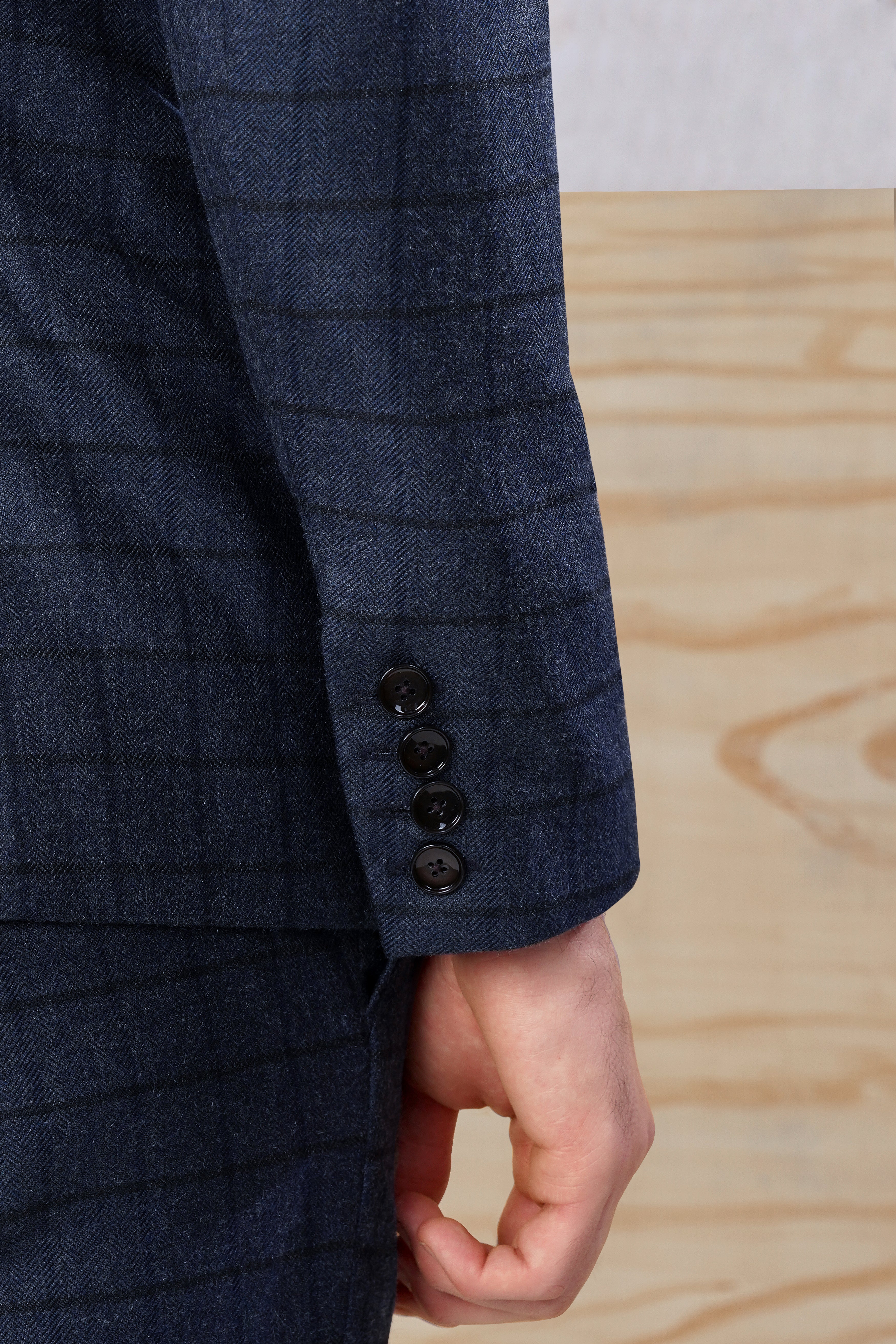 Ebony Clay Blue Windowpane Tweed Double Breasted Suit ST3079-DB-36, ST3079-DB-38, ST3079-DB-40, ST3079-DB-42, ST3079-DB-44, ST3079-DB-46, ST3079-DB-48, ST3079-DB-50, ST3079-DB-52, ST3079-DB-54, ST3079-DB-56, ST3079-DB-58, ST3079-DB-60