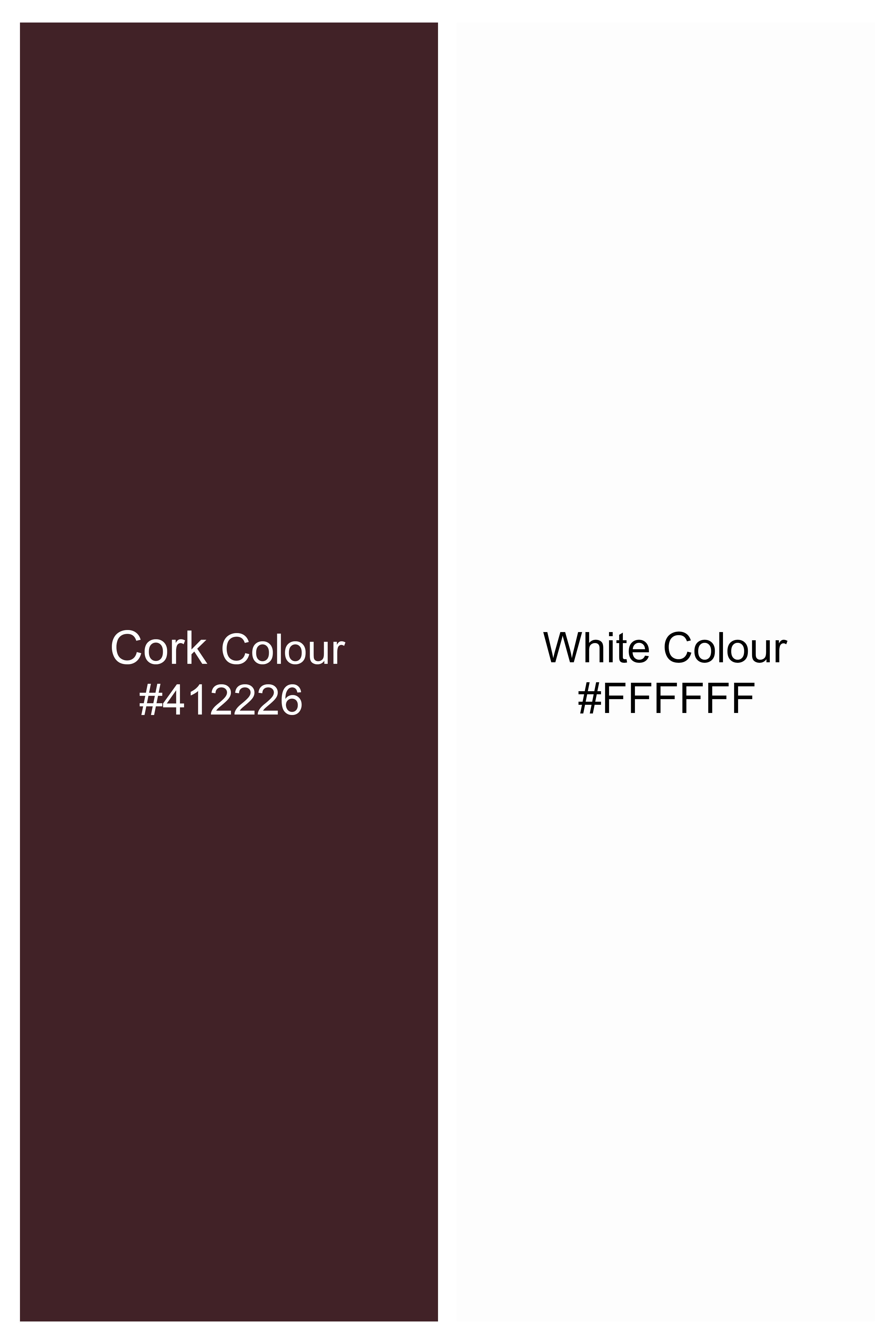 Cork Brown and White Striped Wool Rich Suit ST3083-SB-36, ST3083-SB-38, ST3083-SB-40, ST3083-SB-42, ST3083-SB-44, ST3083-SB-46, ST3083-SB-48, ST3083-SB-50, ST3083-SB-52, ST3083-SB-54, ST3083-SB-56, ST3083-SB-58, ST3083-SB-60