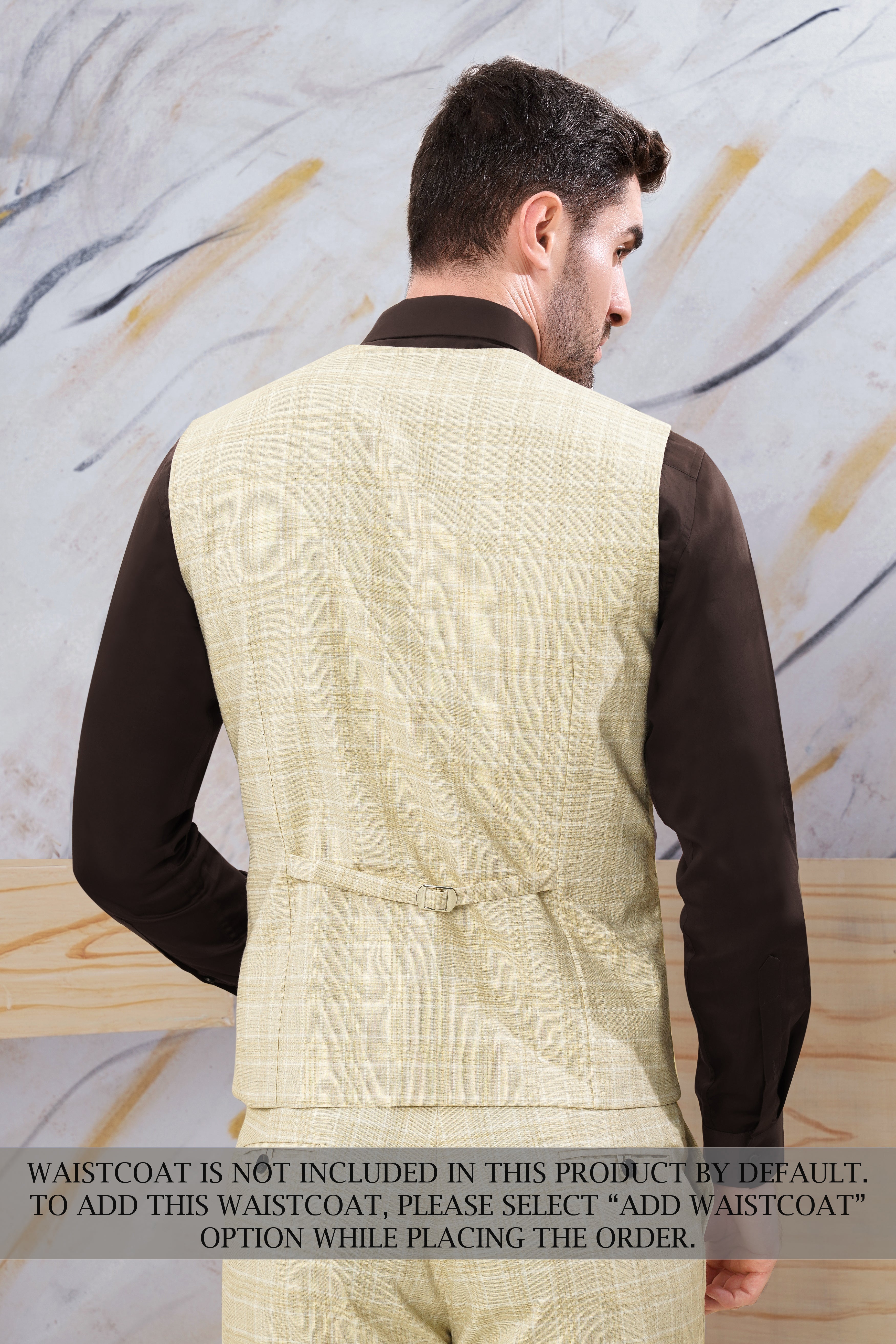 Hampton Beige Wool Rich Plaid Single Breasted Suit ST3085-SB-36, ST3085-SB-38, ST3085-SB-40, ST3085-SB-42, ST3085-SB-44, ST3085-SB-46, ST3085-SB-48, ST3085-SB-50, ST3085-SB-52, ST3085-SB-54, ST3085-SB-56, ST3085-SB-58, ST3085-SB-60