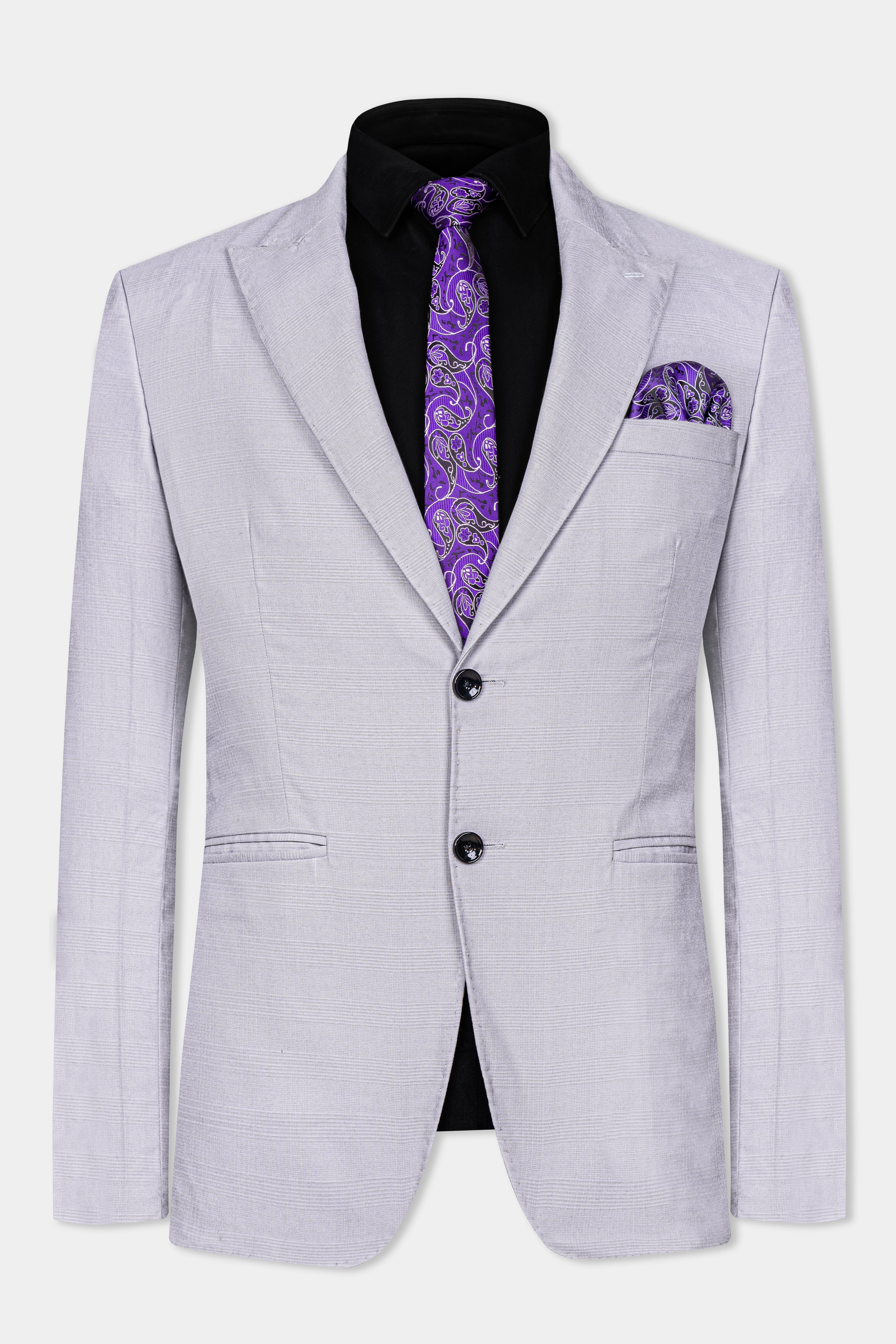 Seed Gray Wool Rich Suit