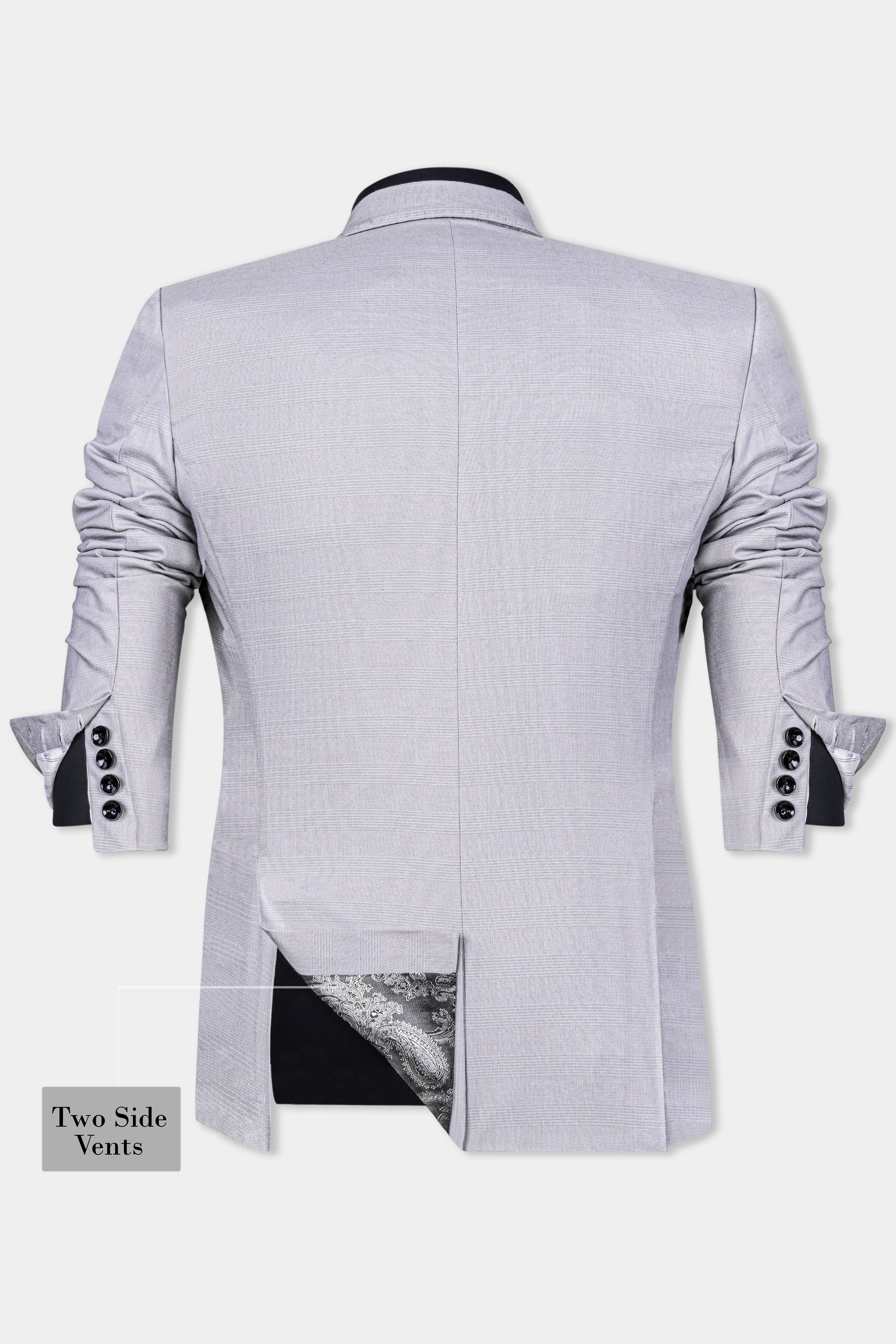 Seed Gray Wool Rich Suit