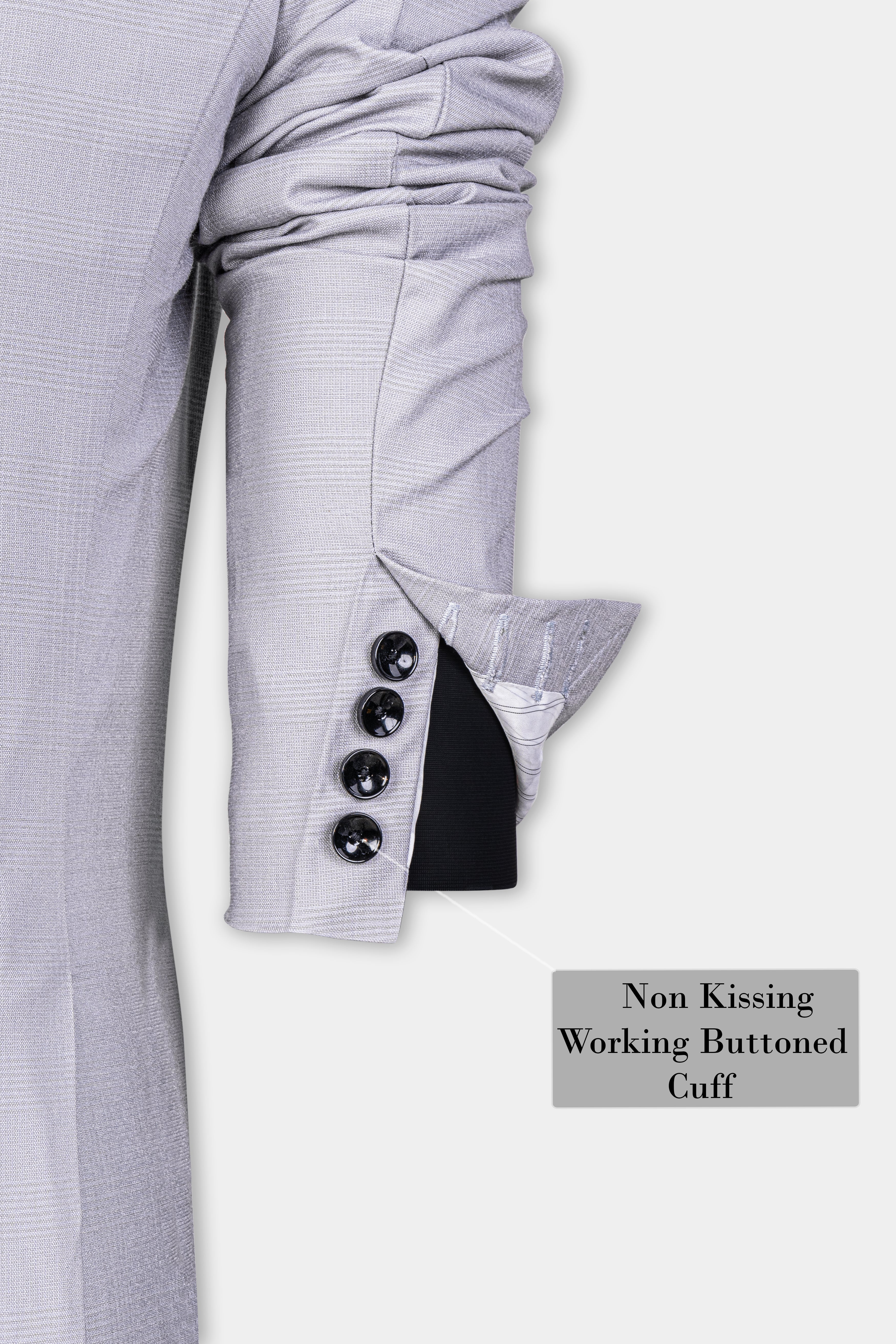 Seed Gray Wool Rich Suit