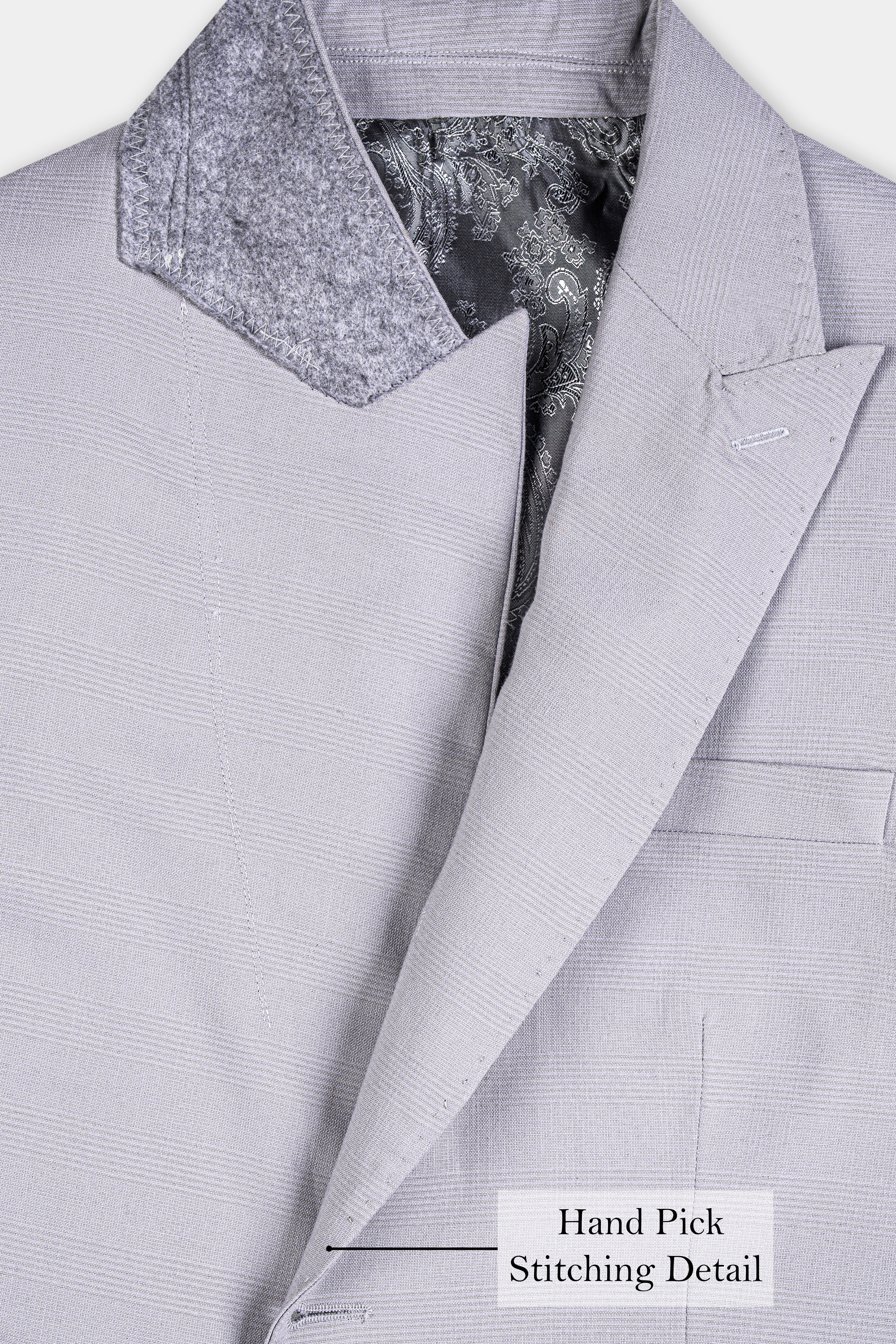 Seed Gray Wool Rich Suit