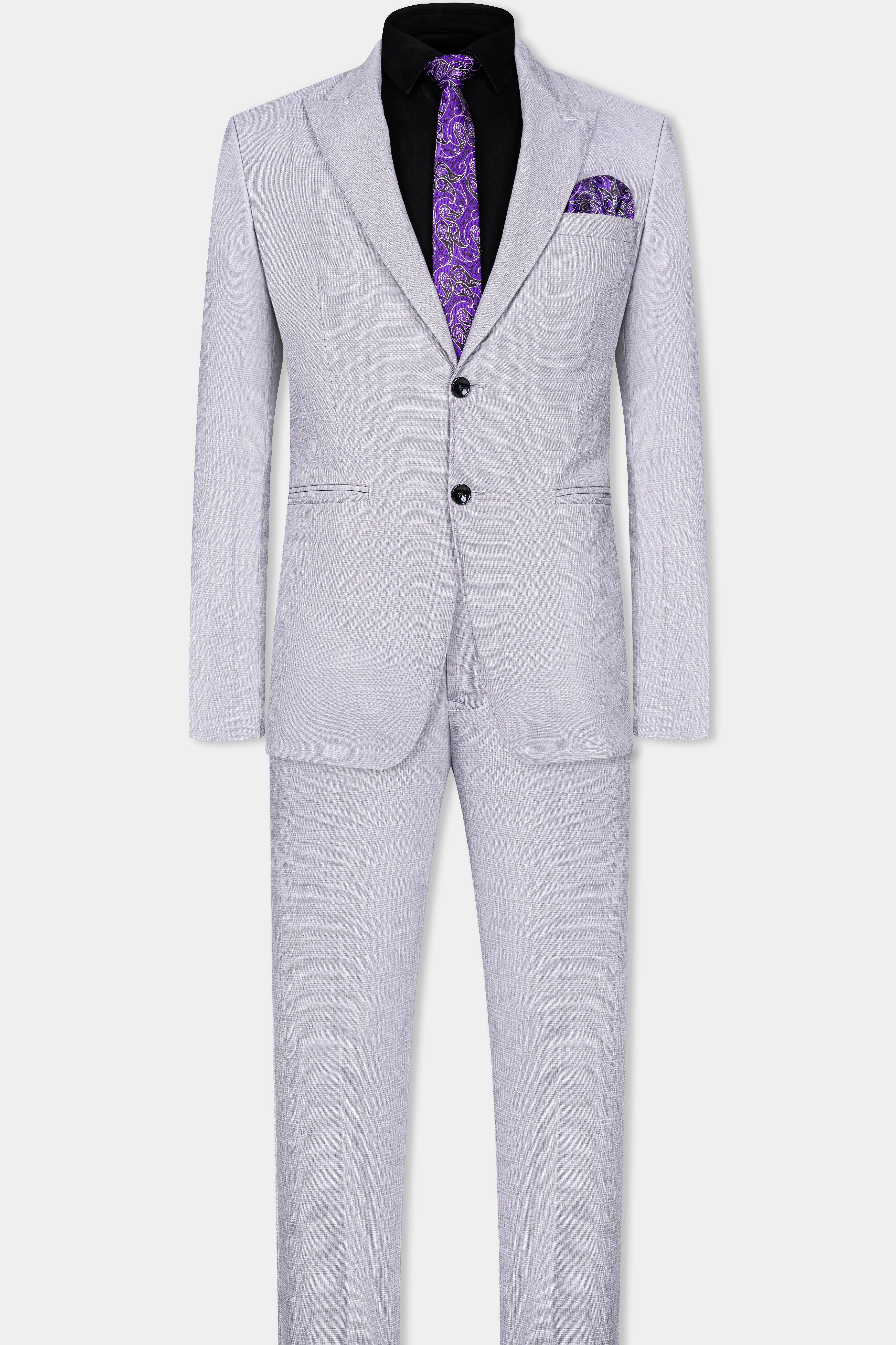 Seed Gray Wool Rich Suit