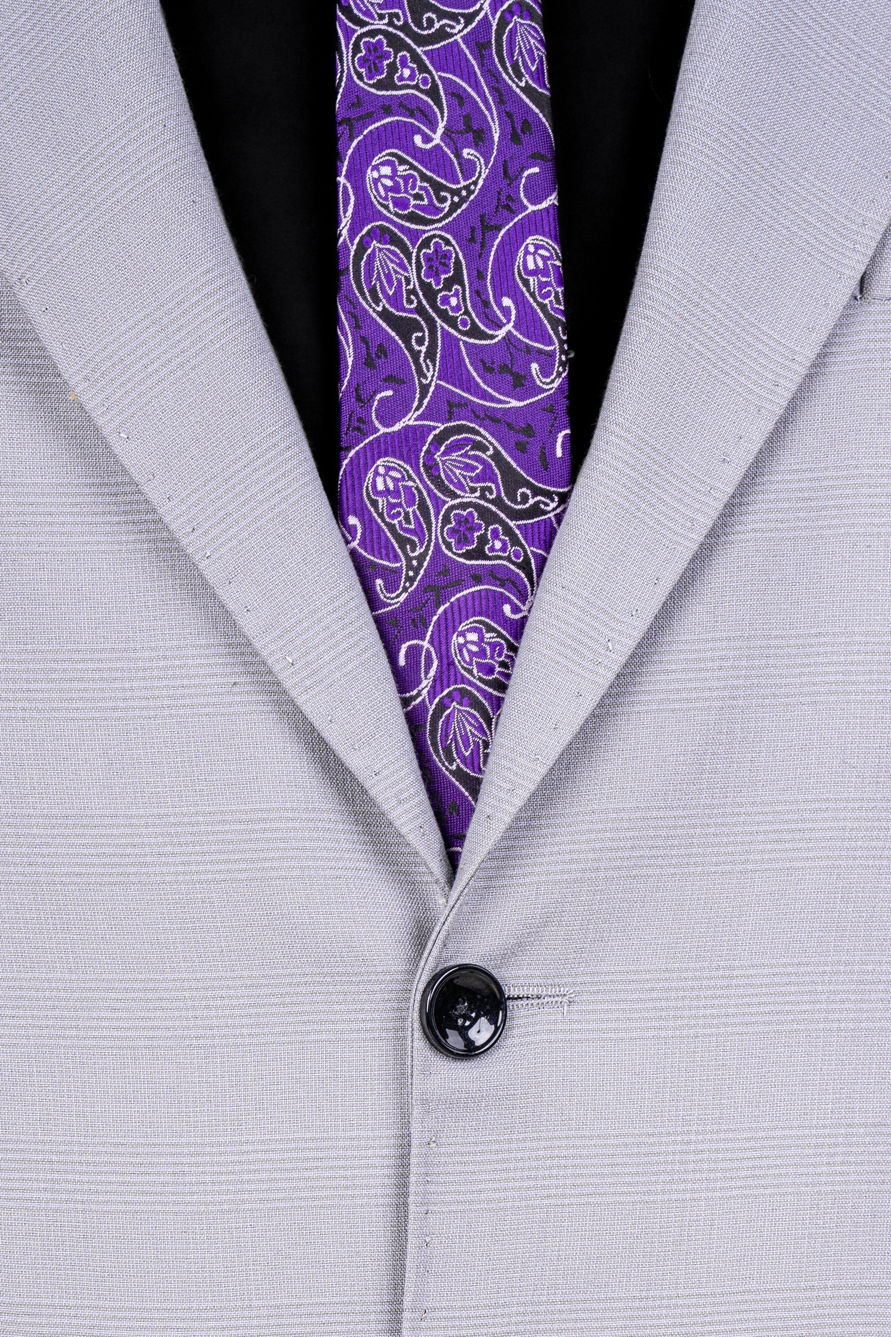 Seed Gray Wool Rich Suit