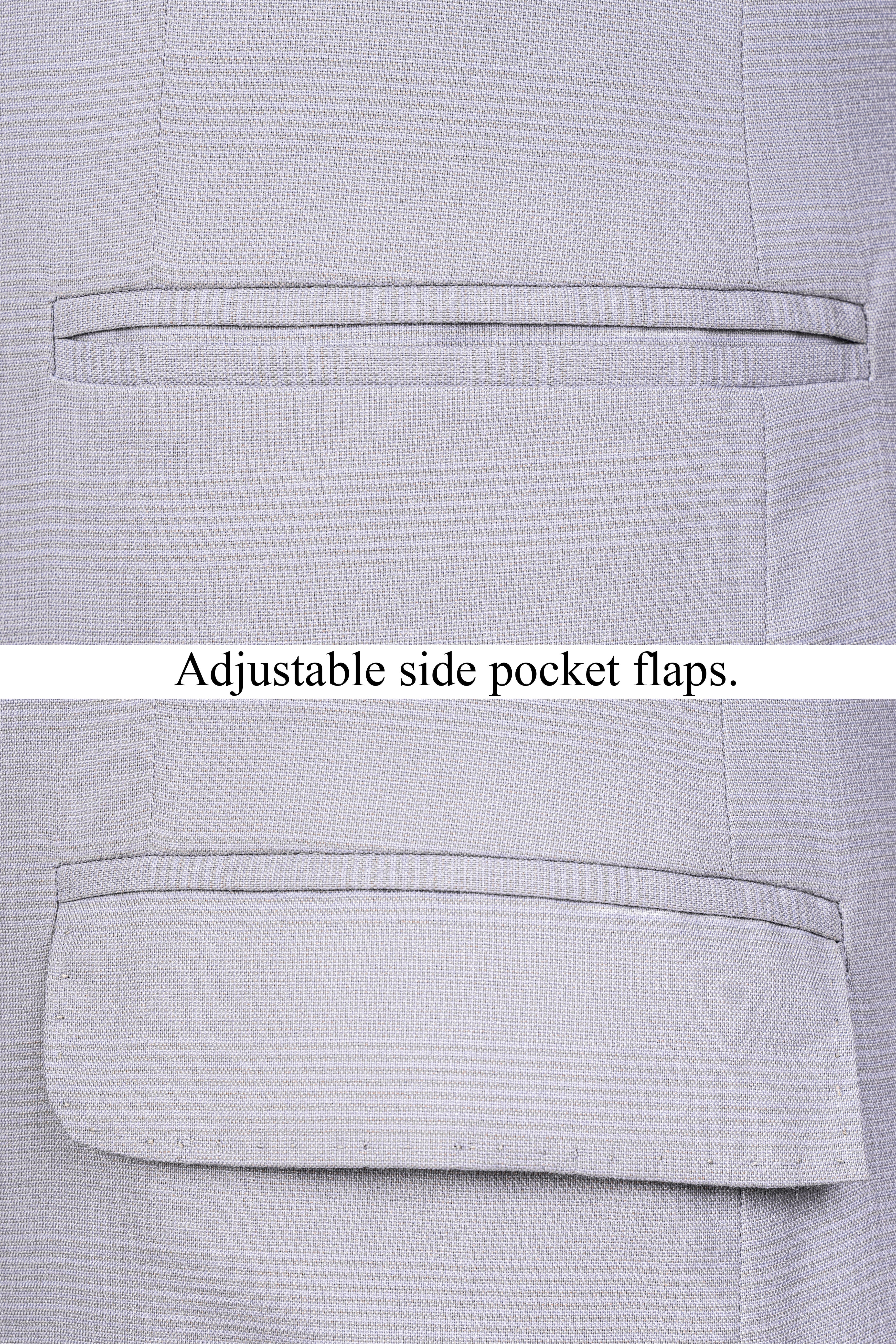 Seed Gray Wool Rich Suit