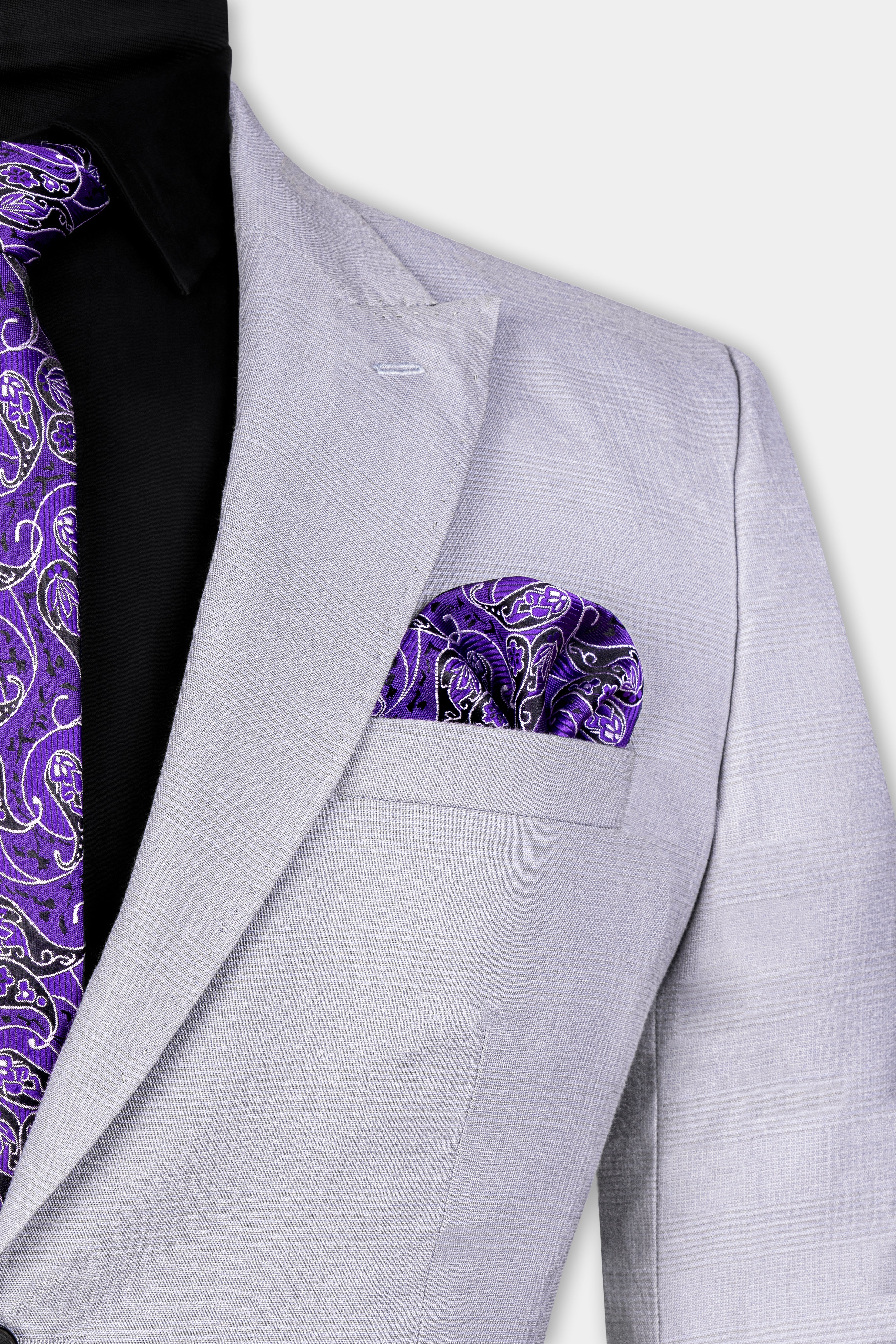 Seed Gray Wool Rich Suit