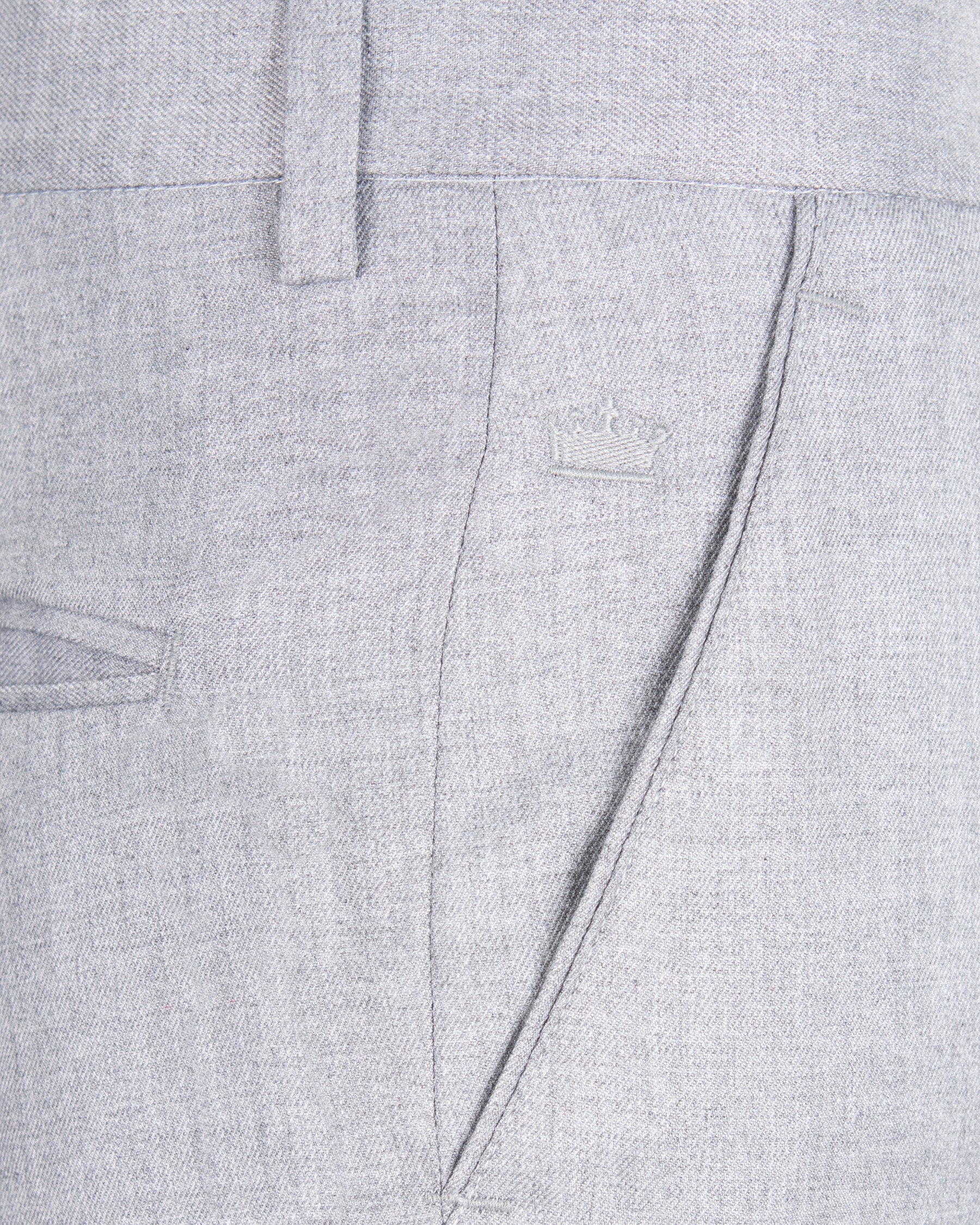 Link Water Grey Wool Rich Pant