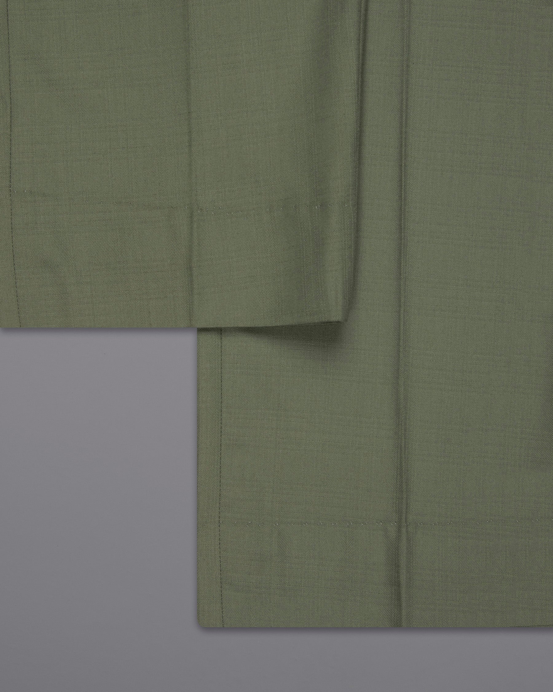 Finch Green Wool Rich Pant