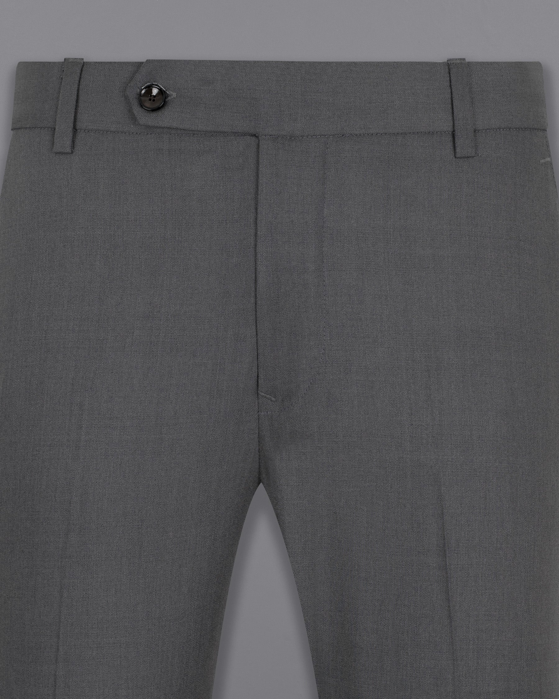 Gravel Gray Wool Rich Pant