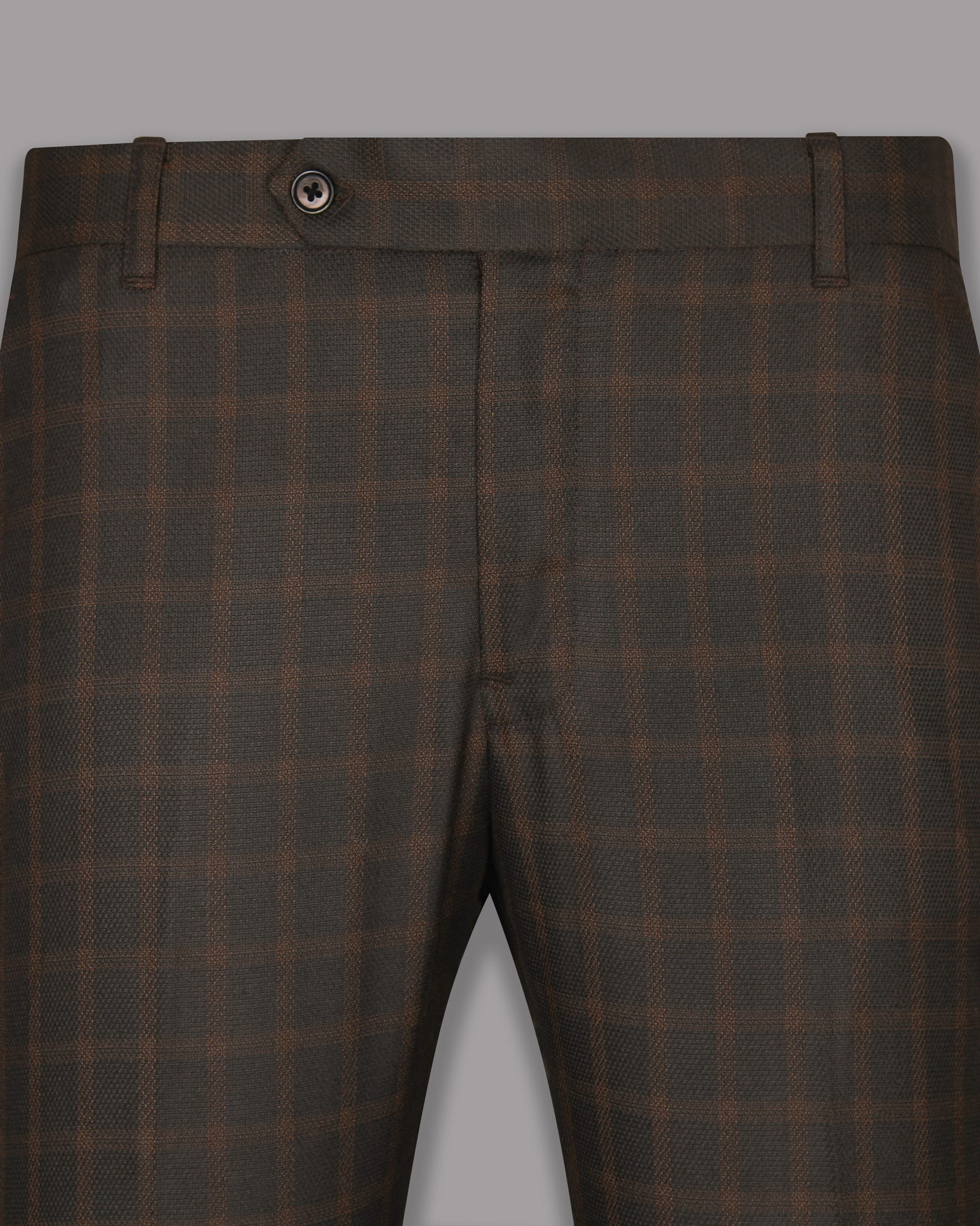 Thunder Brown Tonal Windowpane Pant T1056-28, T1056-30, T1056-32, T1056-34, T1056-36, T1056-38, T1056-40, T1056-42, T1056-44