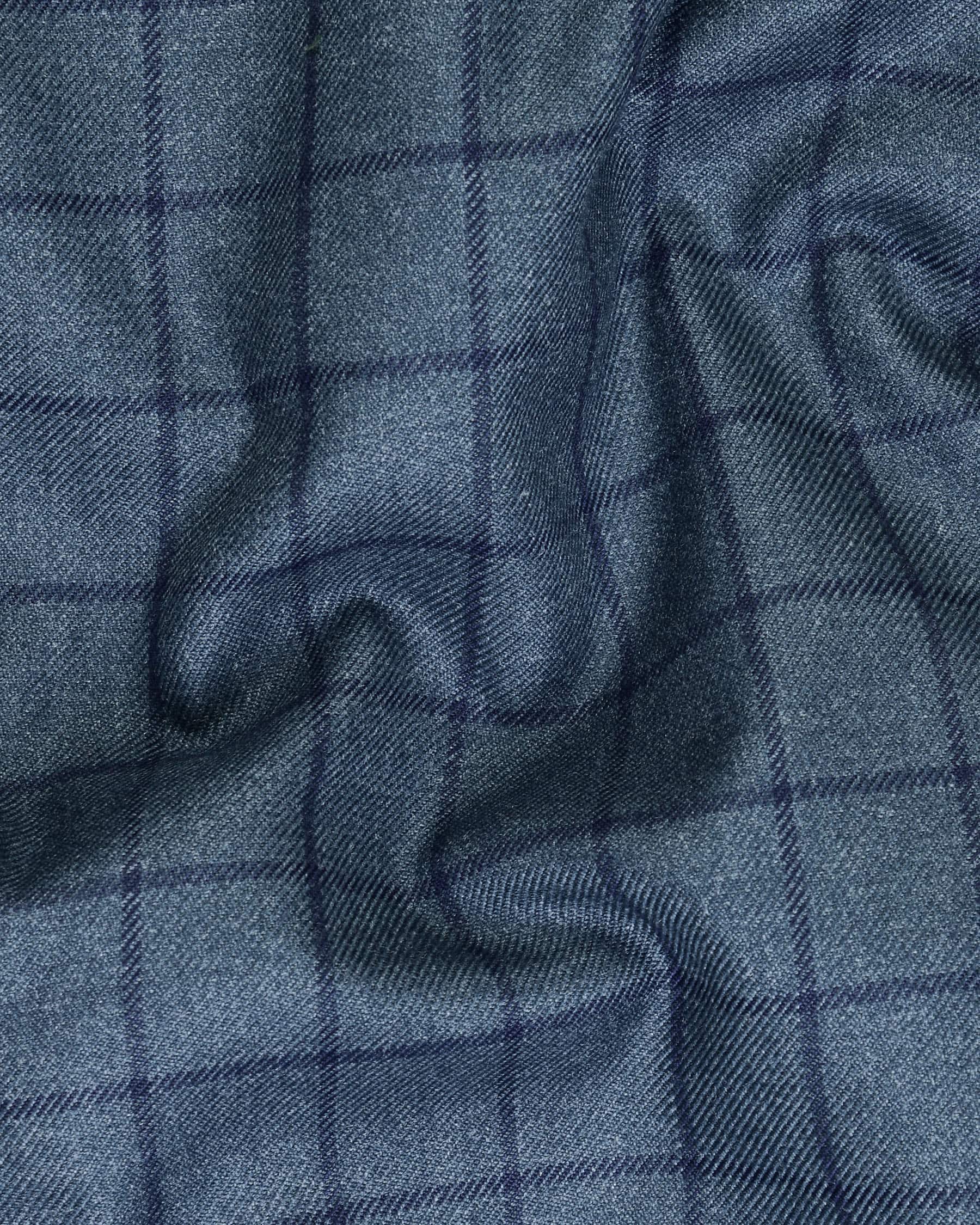 River Bed Blue Windowpane Sport Pant