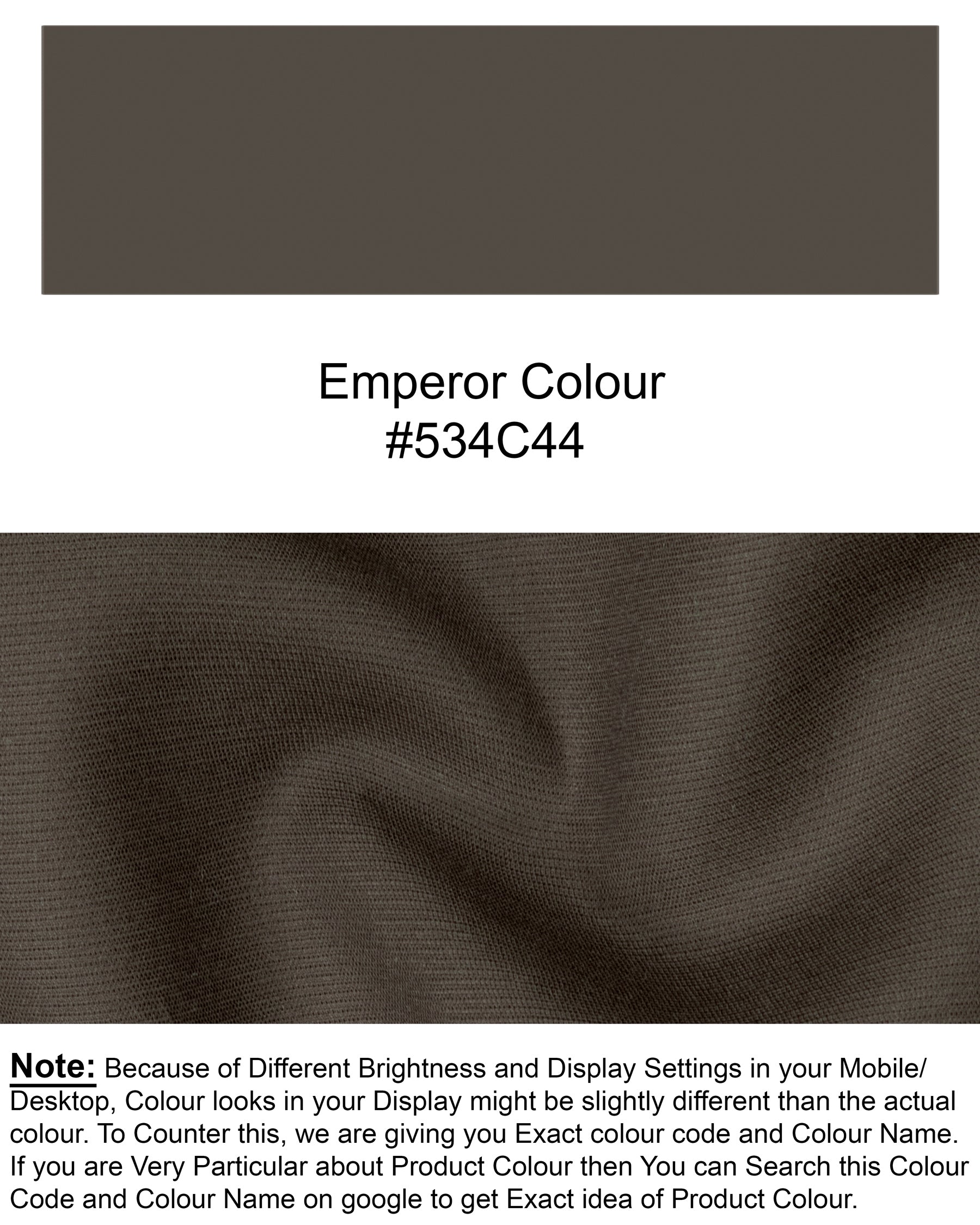 Emperor Brown Premium Cotton Pant