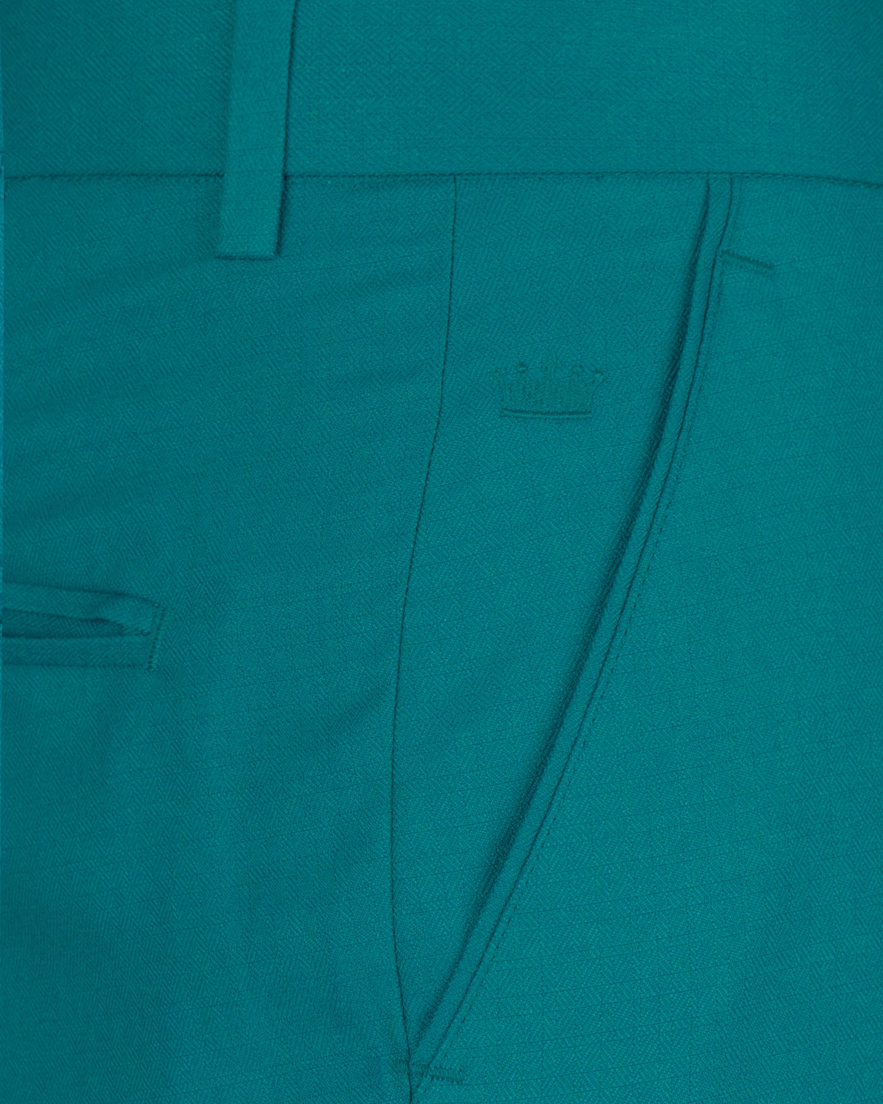 Eastern Blue Wool Rich Pant