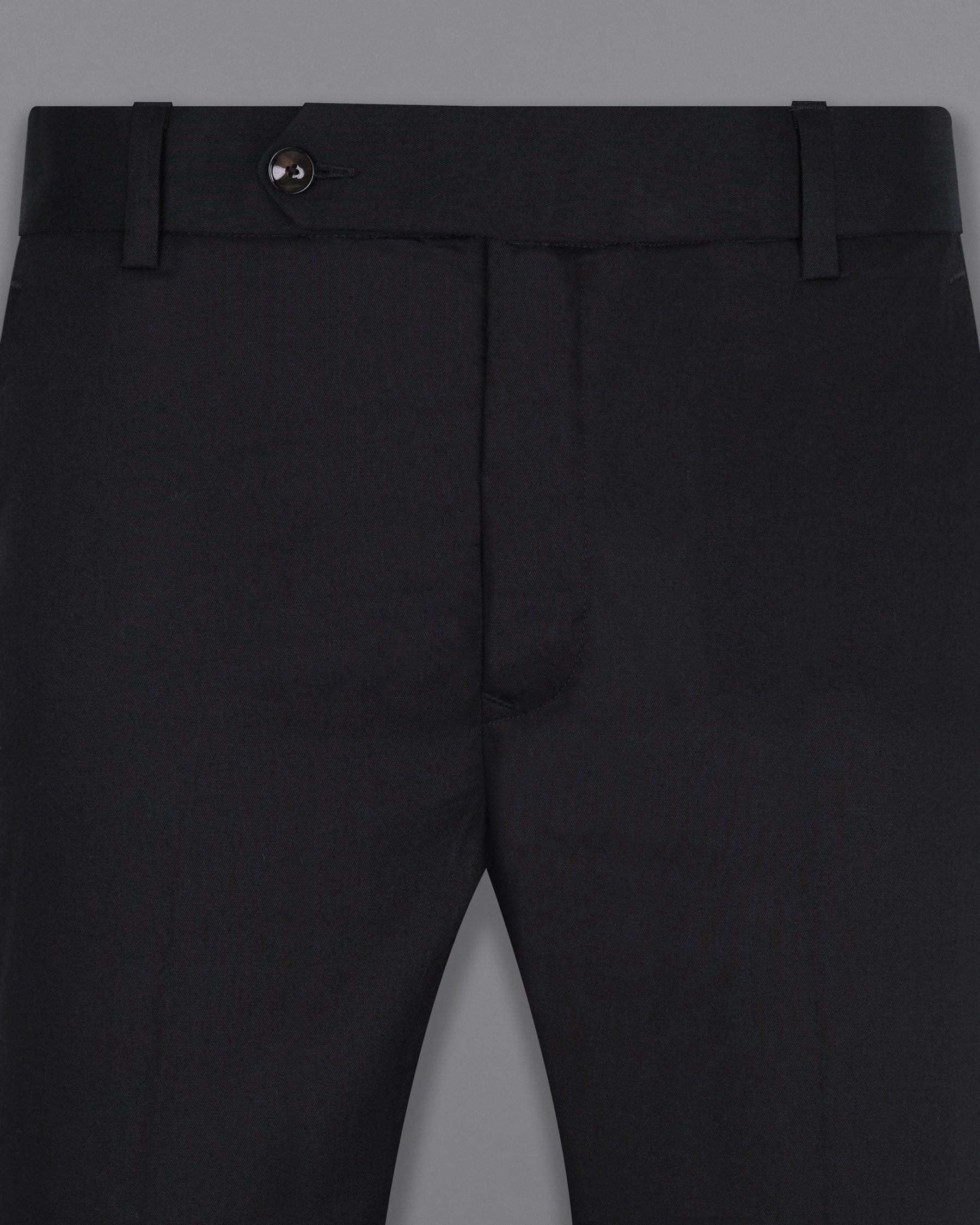 Vulcan Black Premium Cotton Pant