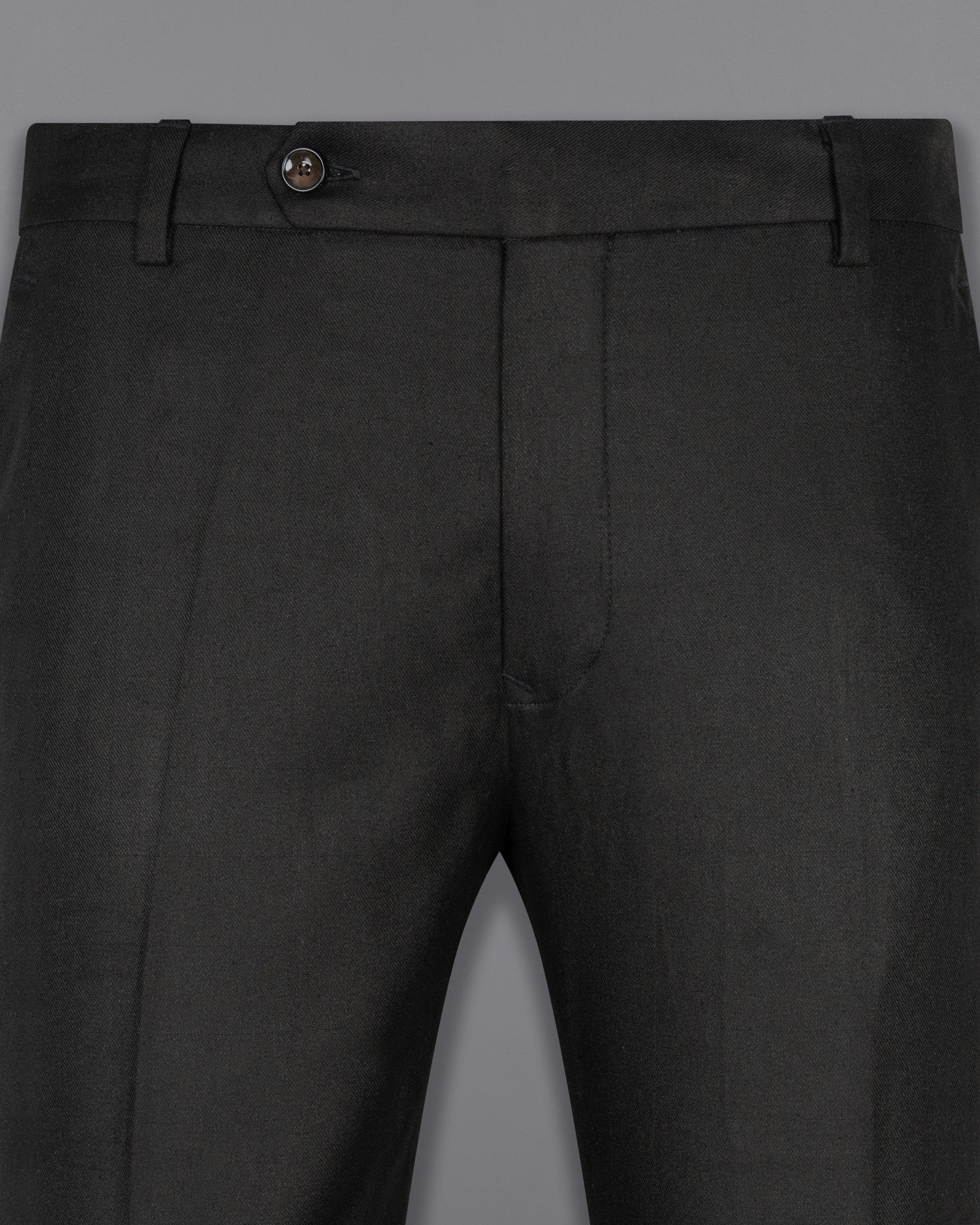 Shark Black Wool Rich Pant