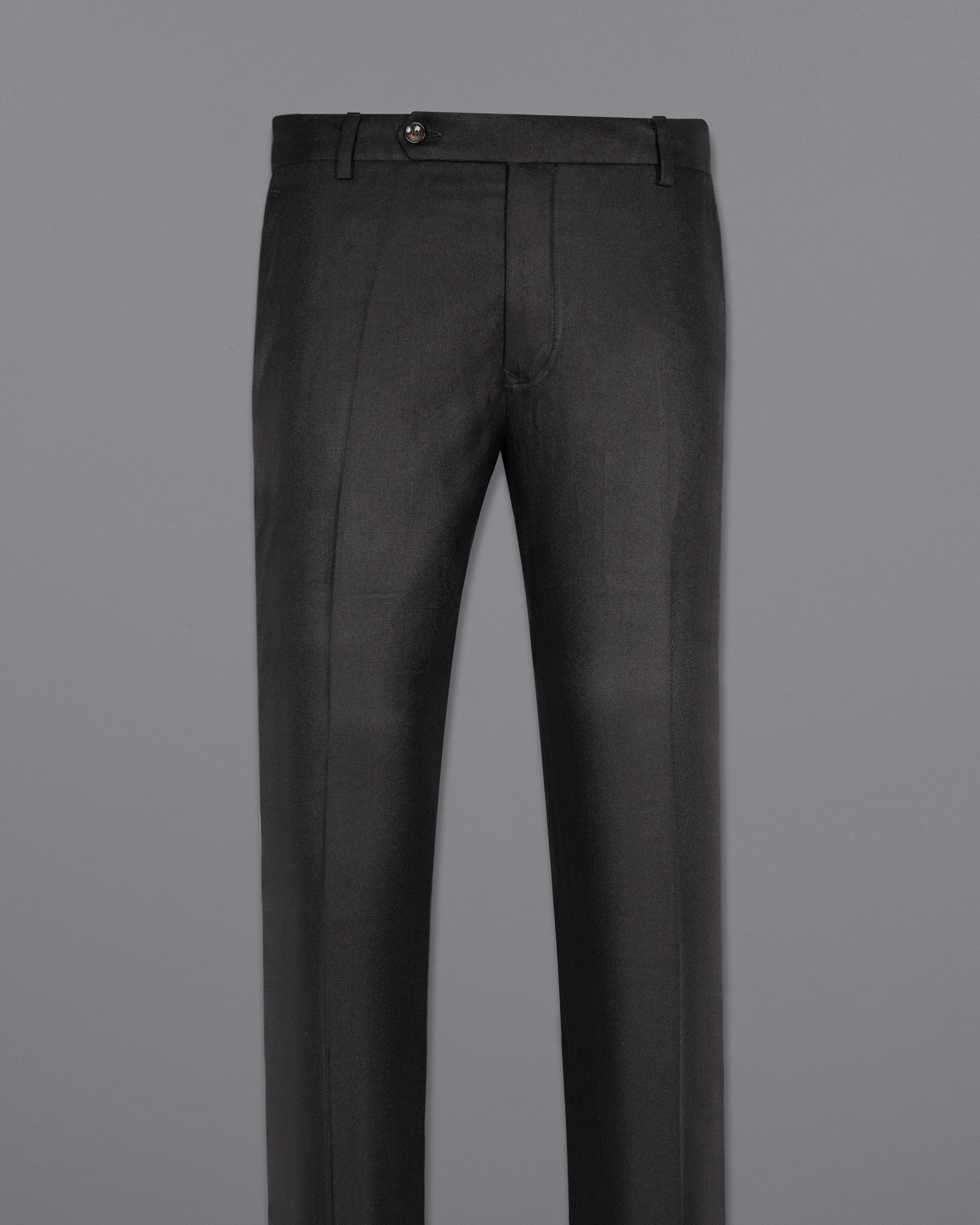 Shark Black Wool Rich Pant
