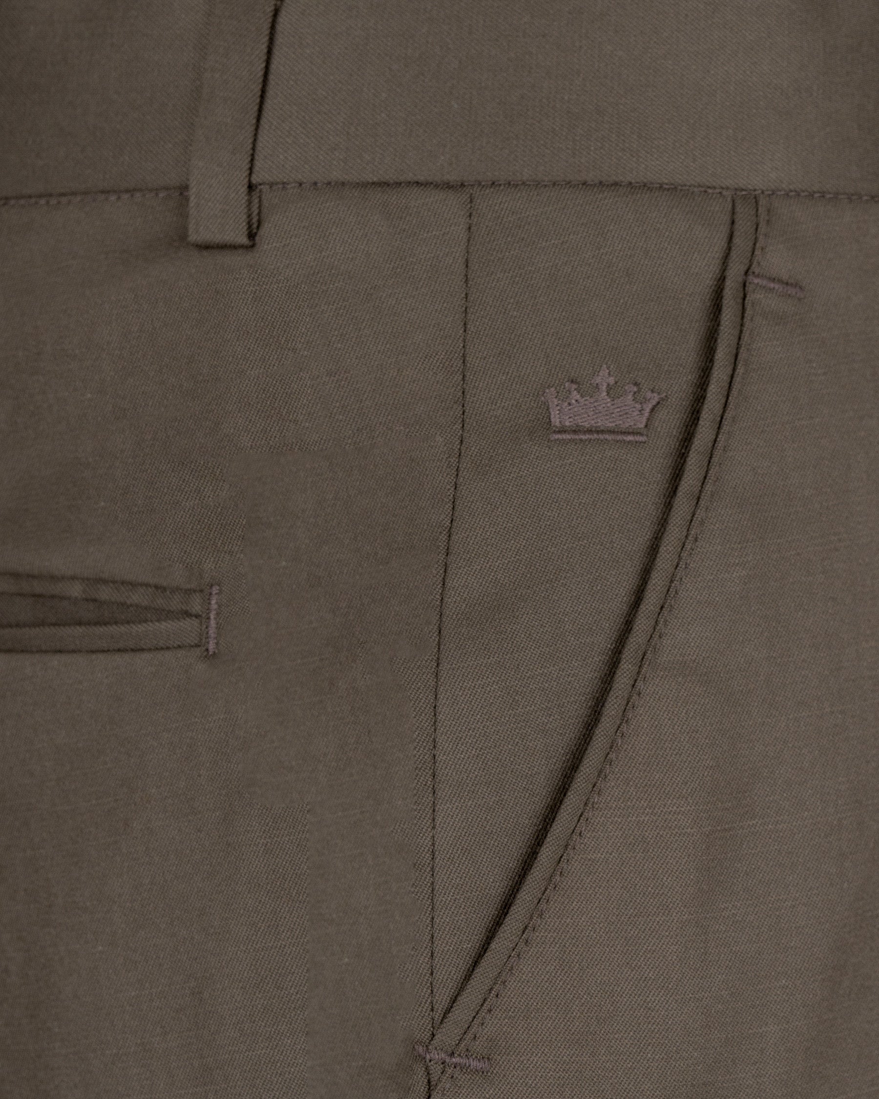 Don Juan Brown Wool Rich Pant T1496-28, T1496-30, T1496-32, T1496-34, T1496-36, T1496-38, T1496-40, T1496-42, T1496-44