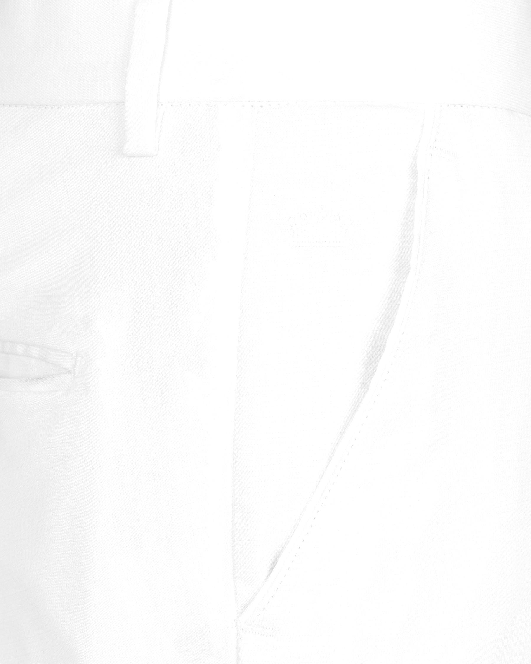 Bright white Premium Cotton Pant