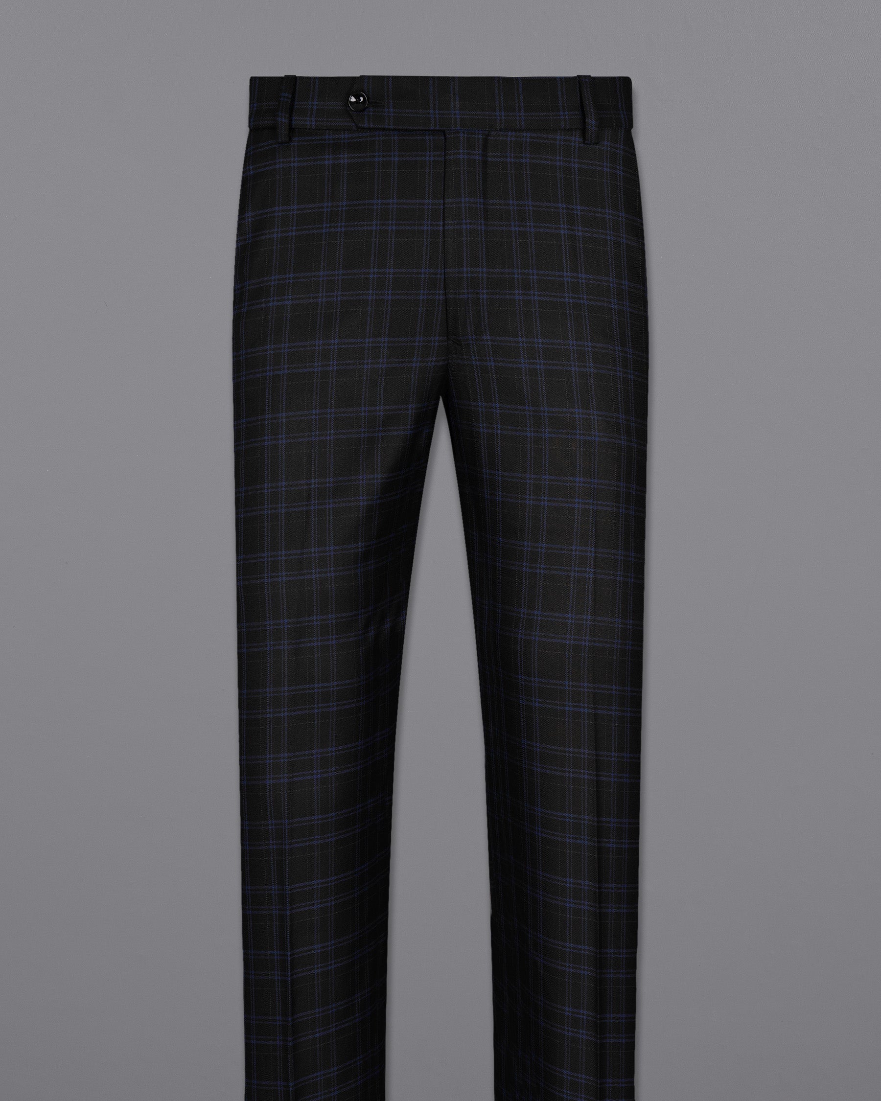 Jet Black and Valhalla Violet Plaid Woolrich Pant T1556-28, T1556-30, T1556-32, T1556-34, T1556-36, T1556-38, T1556-40, T1556-42, T1556-44