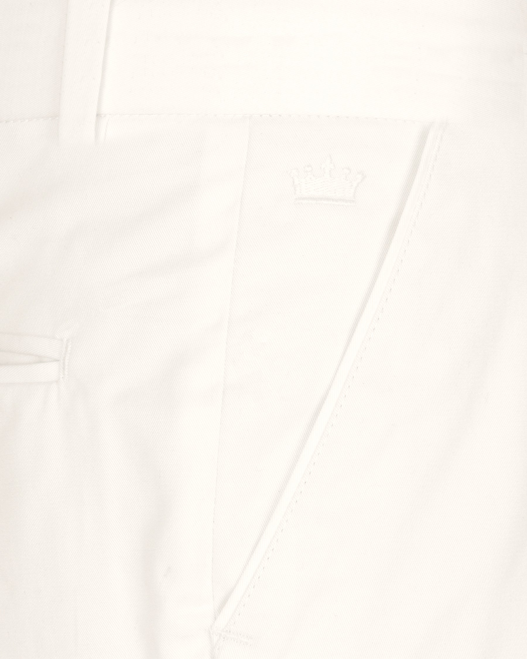 Bright White Premium Cotton Sports Pant T1575-28, T1575-30, T1575-32, T1575-34, T1575-36, T1575-38, T1575-40, T1575-42, T1575-44