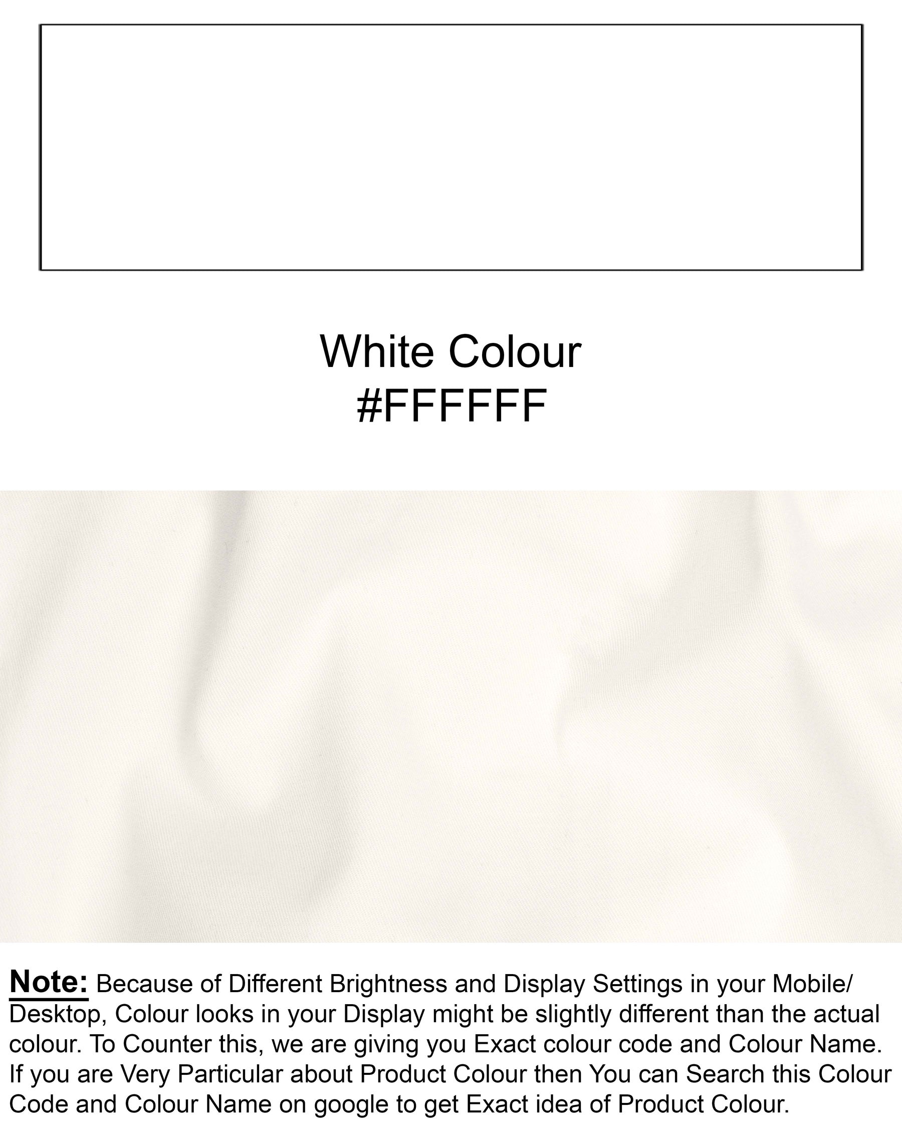 Bright White Premium Cotton Sports Pant T1575-28, T1575-30, T1575-32, T1575-34, T1575-36, T1575-38, T1575-40, T1575-42, T1575-44