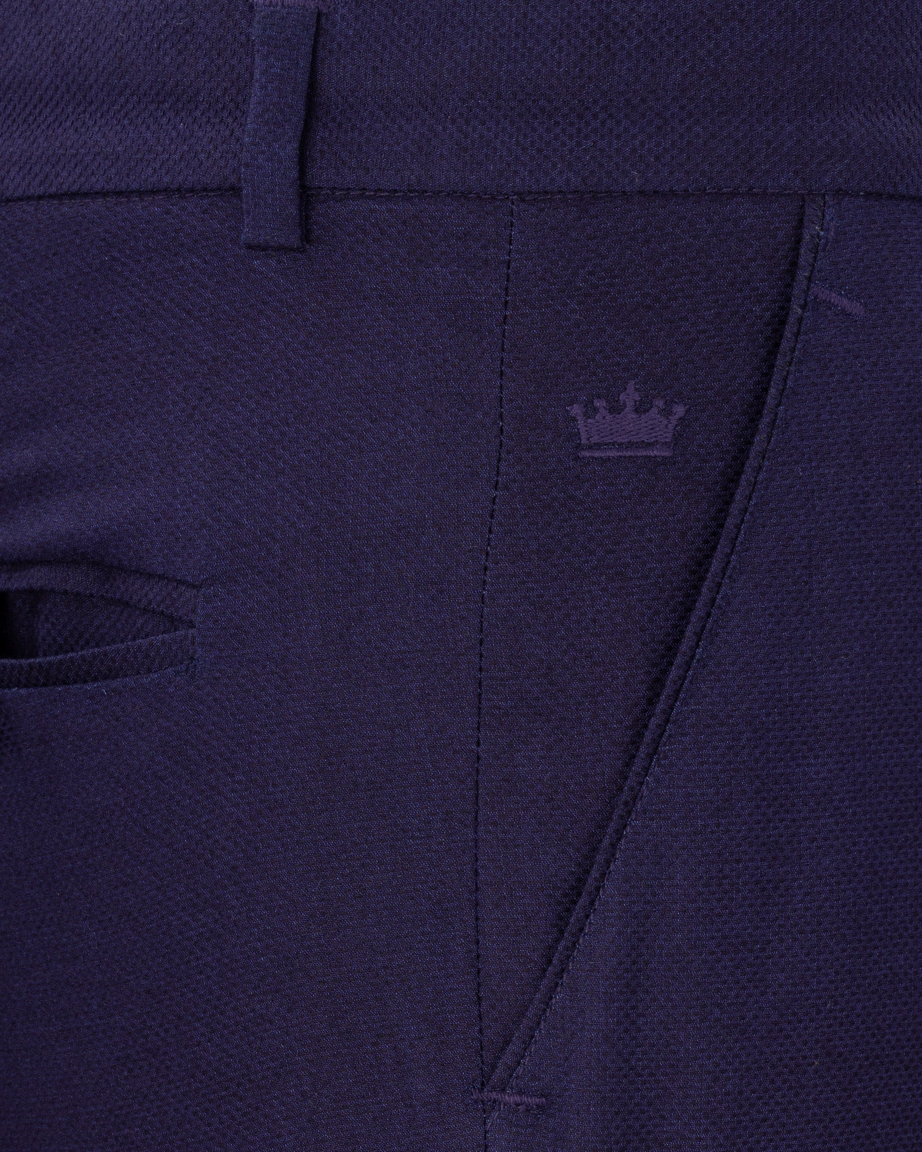 Gunmetal Blue Premium Cotton Pant